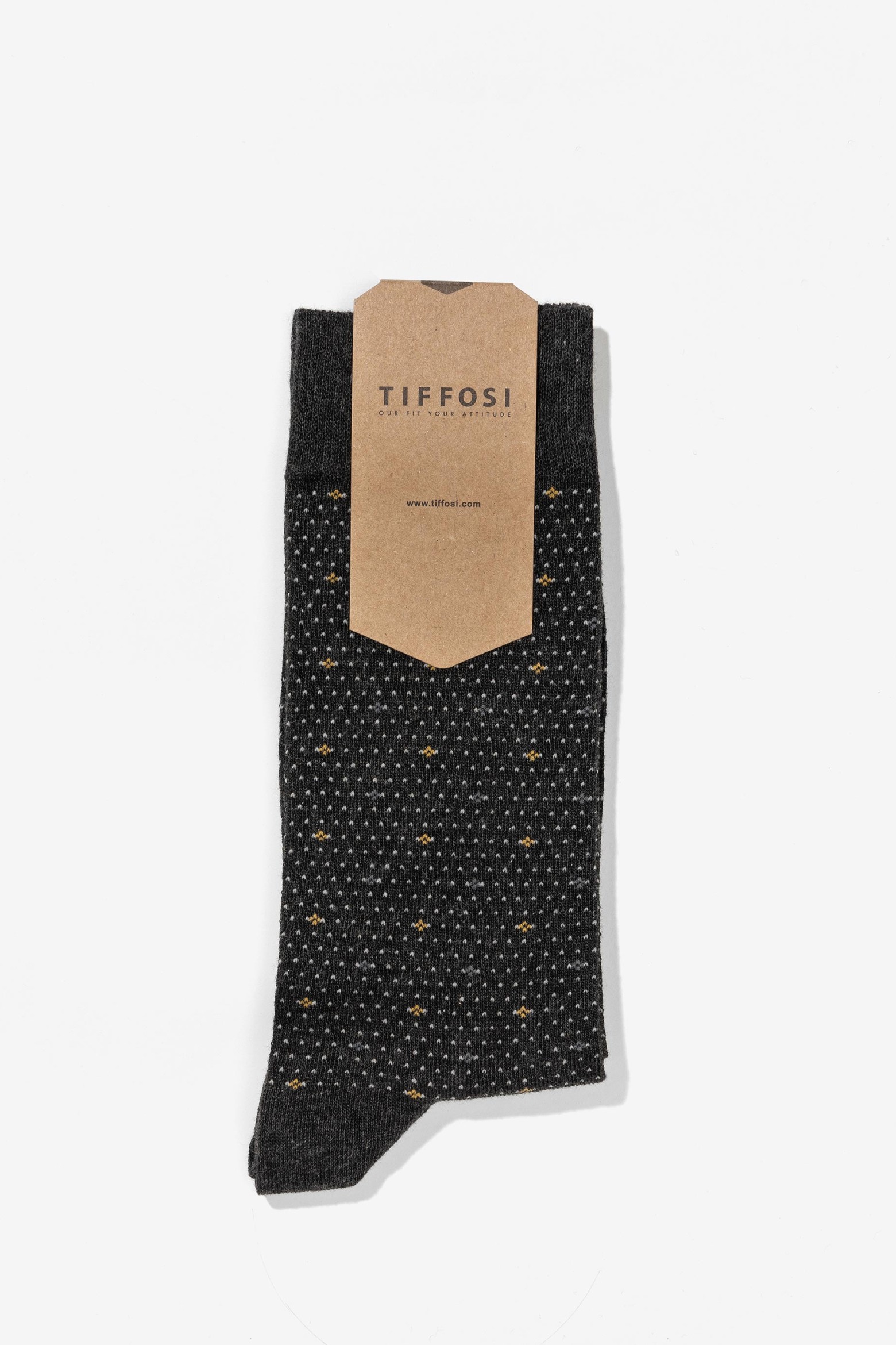 Dark Grey Melange Socks