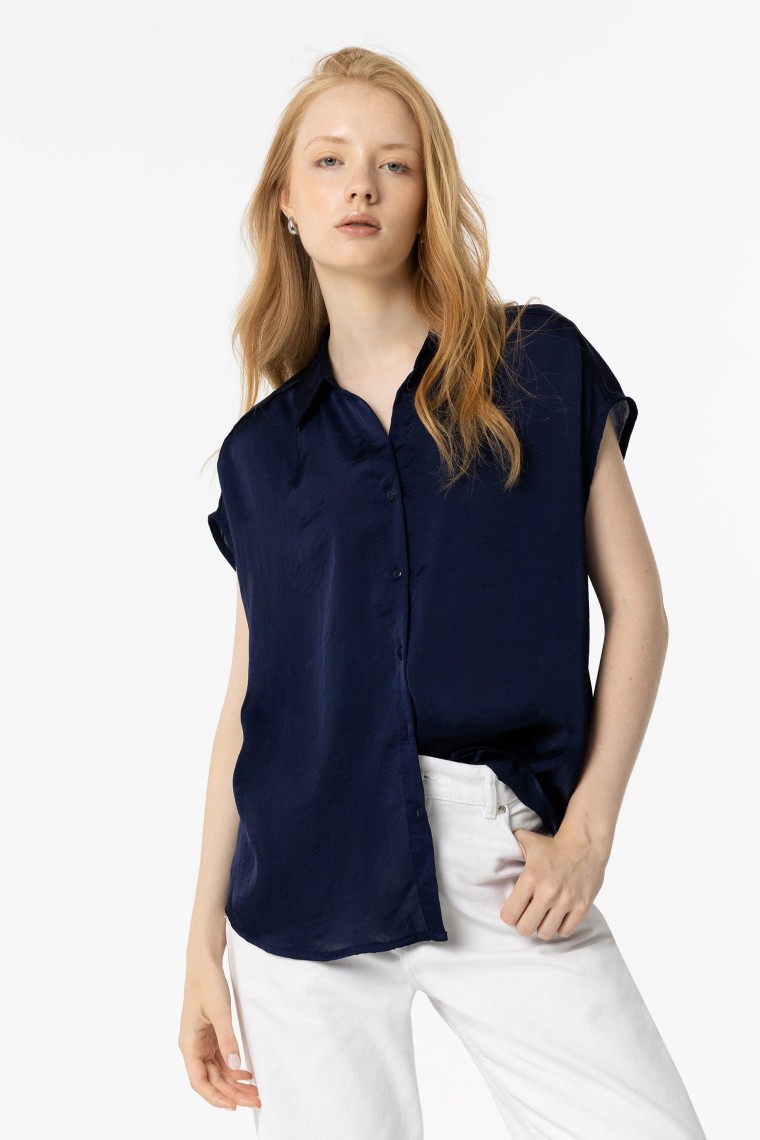 Blusa Efeito Enrugado