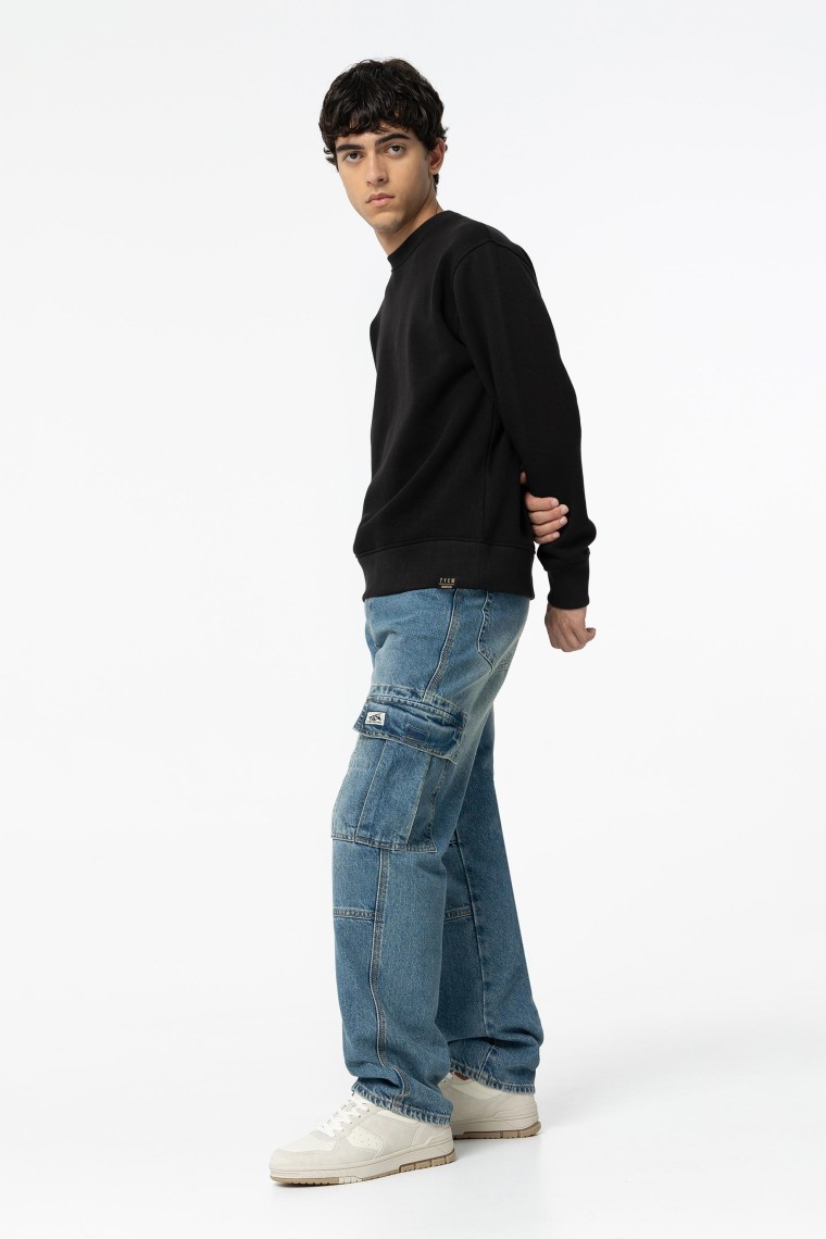 Jeans Cargo Wide Leg