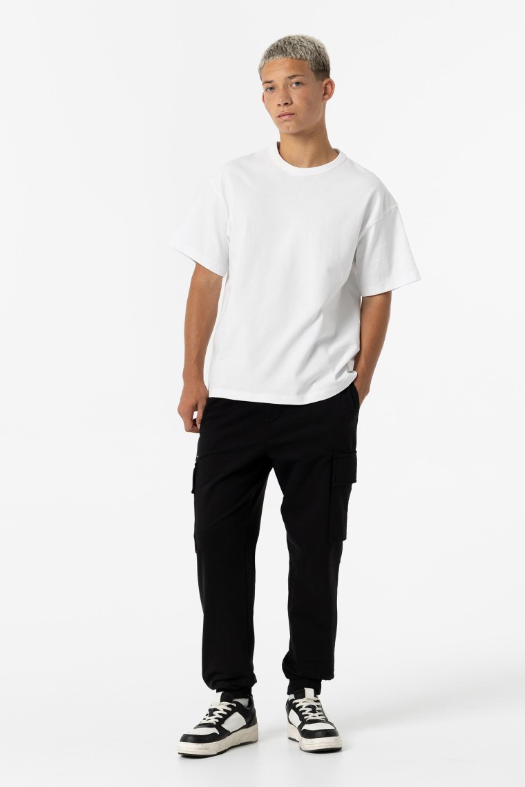 Relaxed Fit Trousers with Cargo Pockets