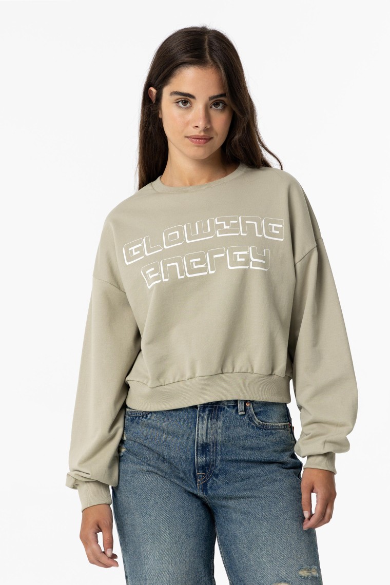 Sweatshirt with Front Print