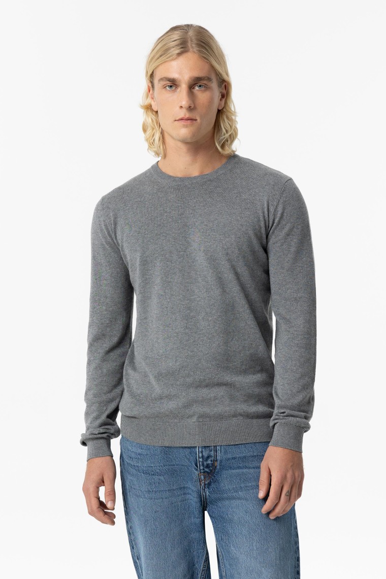 Grey Melange Sweater