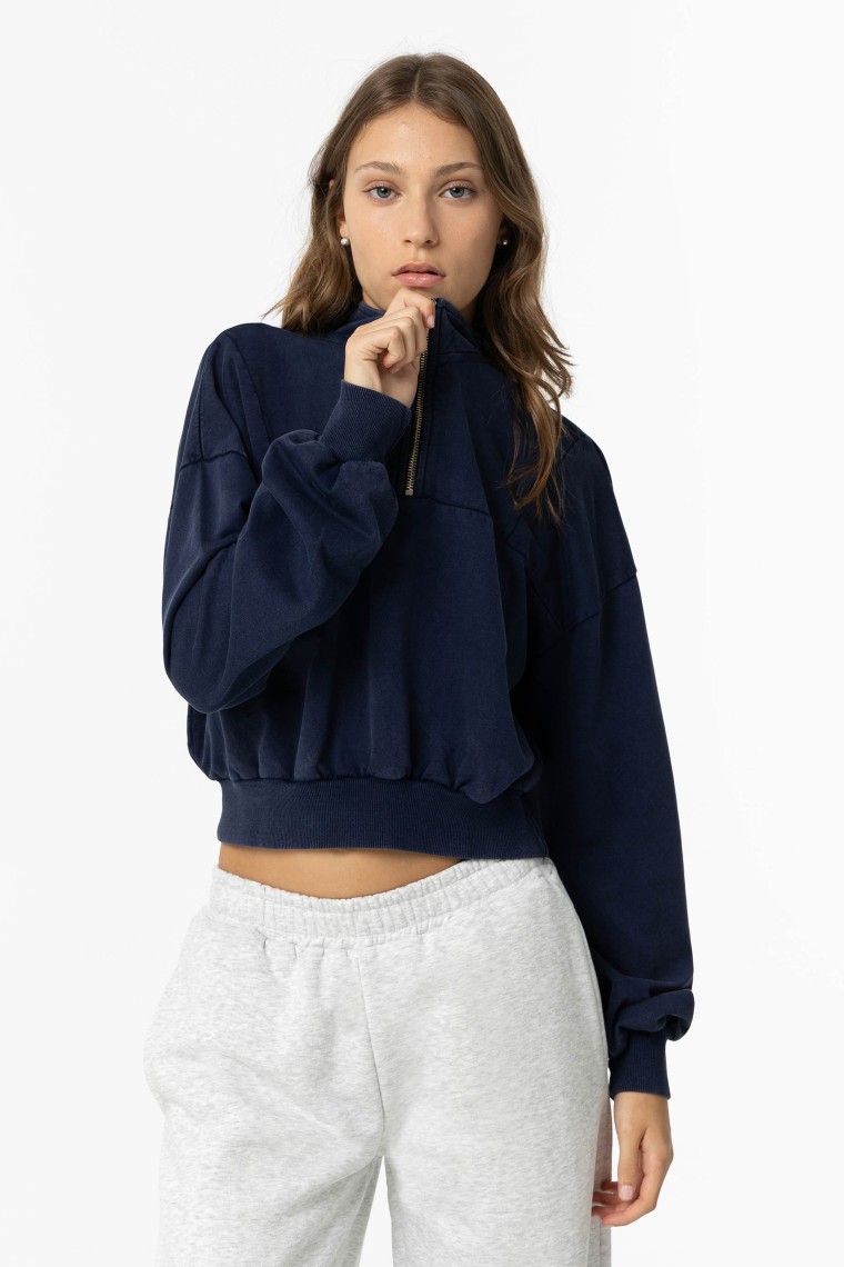 Sweatshirt com Fecho