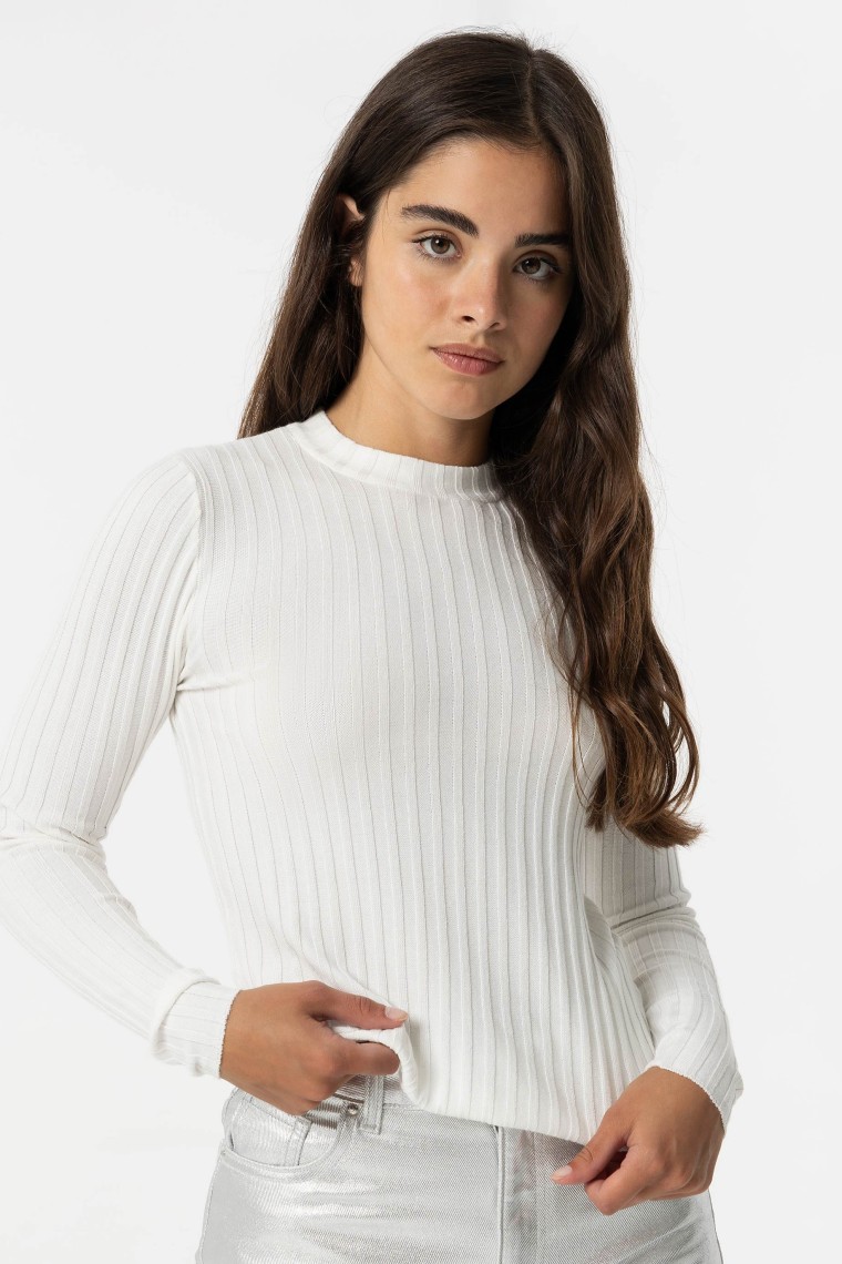 Ribbed Knit Sweater