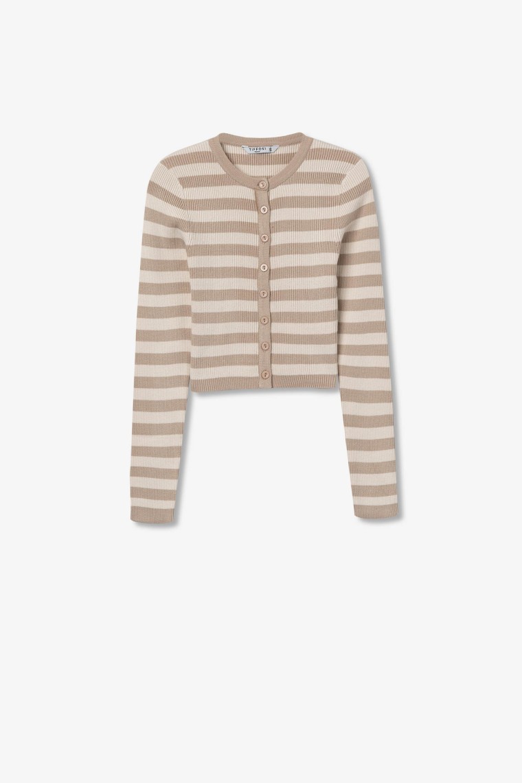 Striped Cardigan