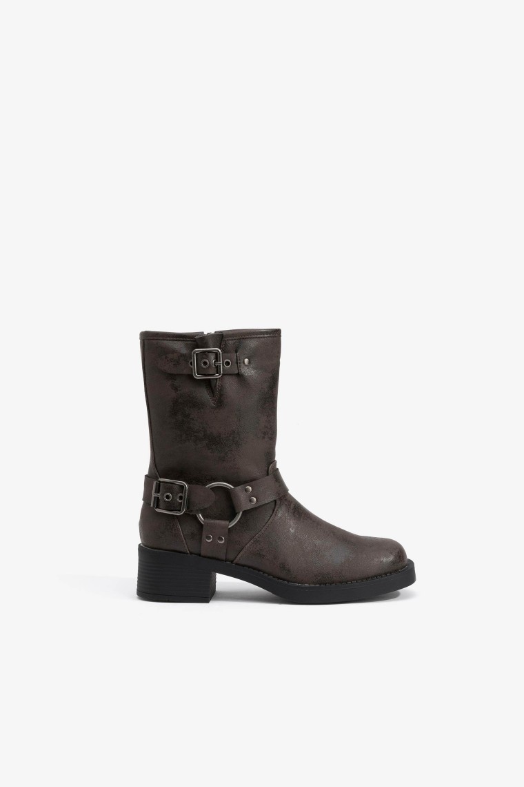 Biker Ankle Boots