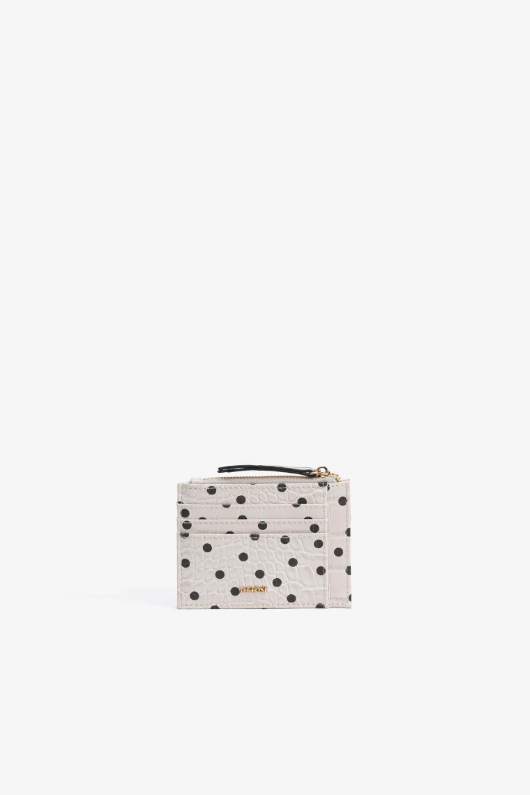 Polka Dot Card and Coin Holder