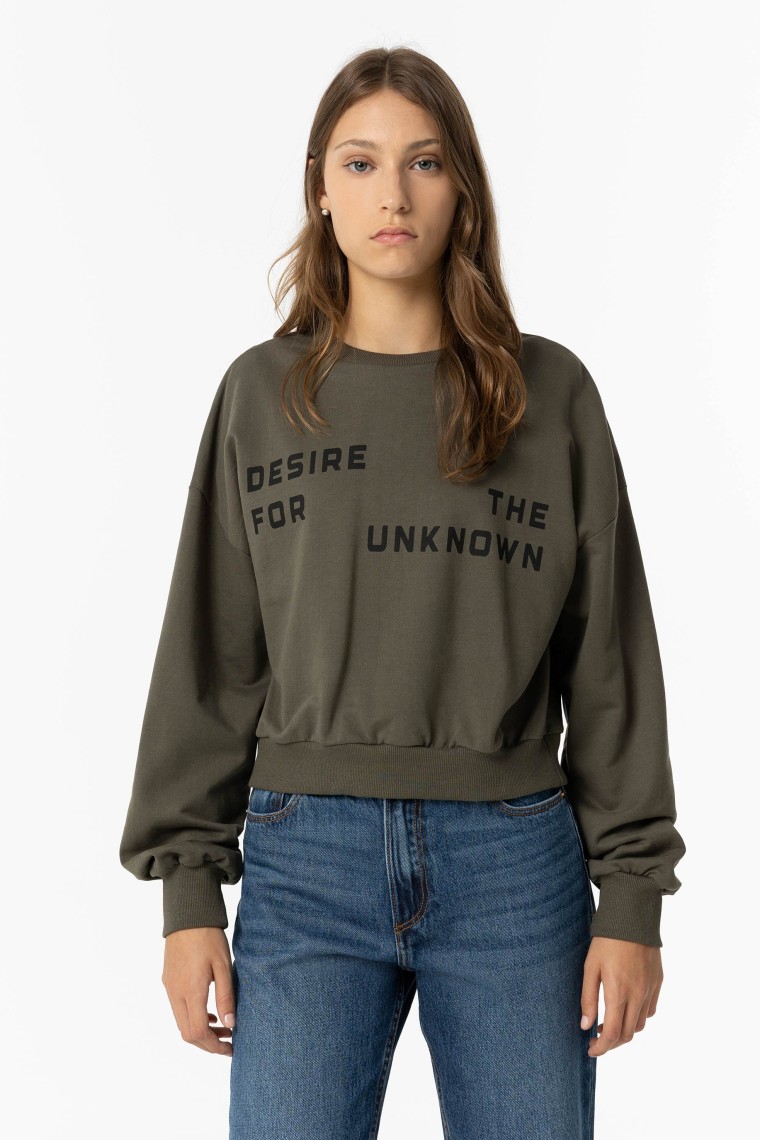 Sweatshirt with Front Print