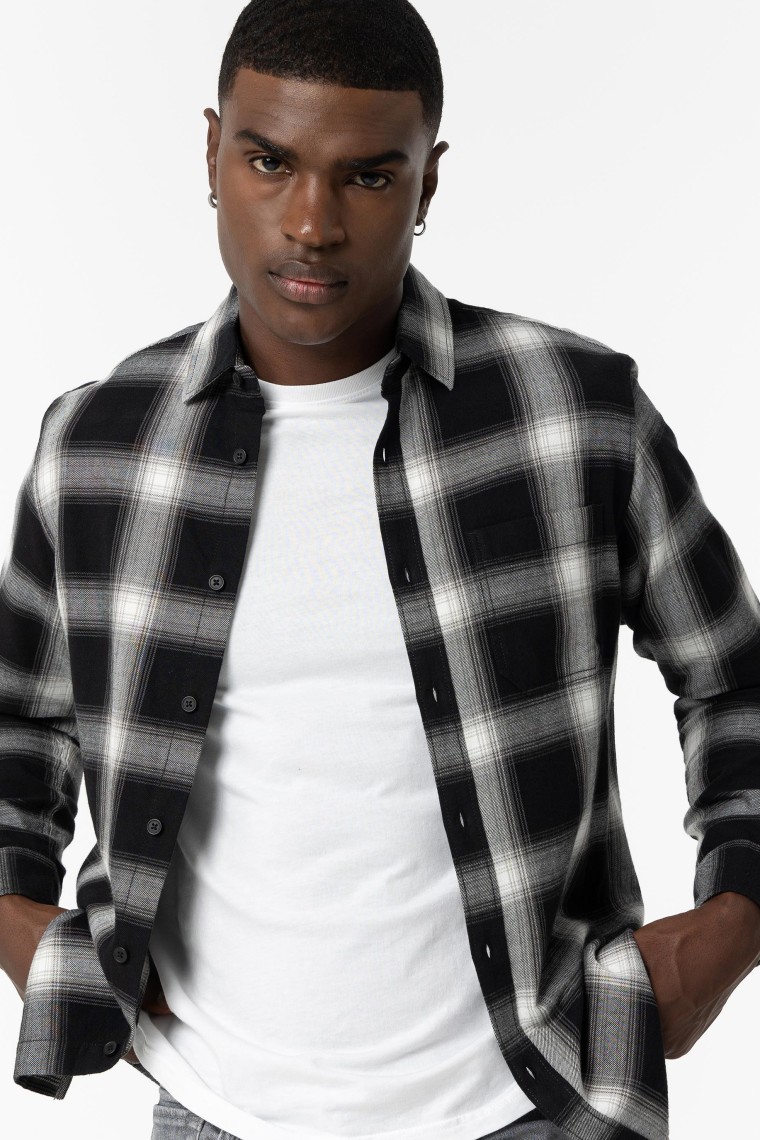 Regular Fit Flannel Check Shirt