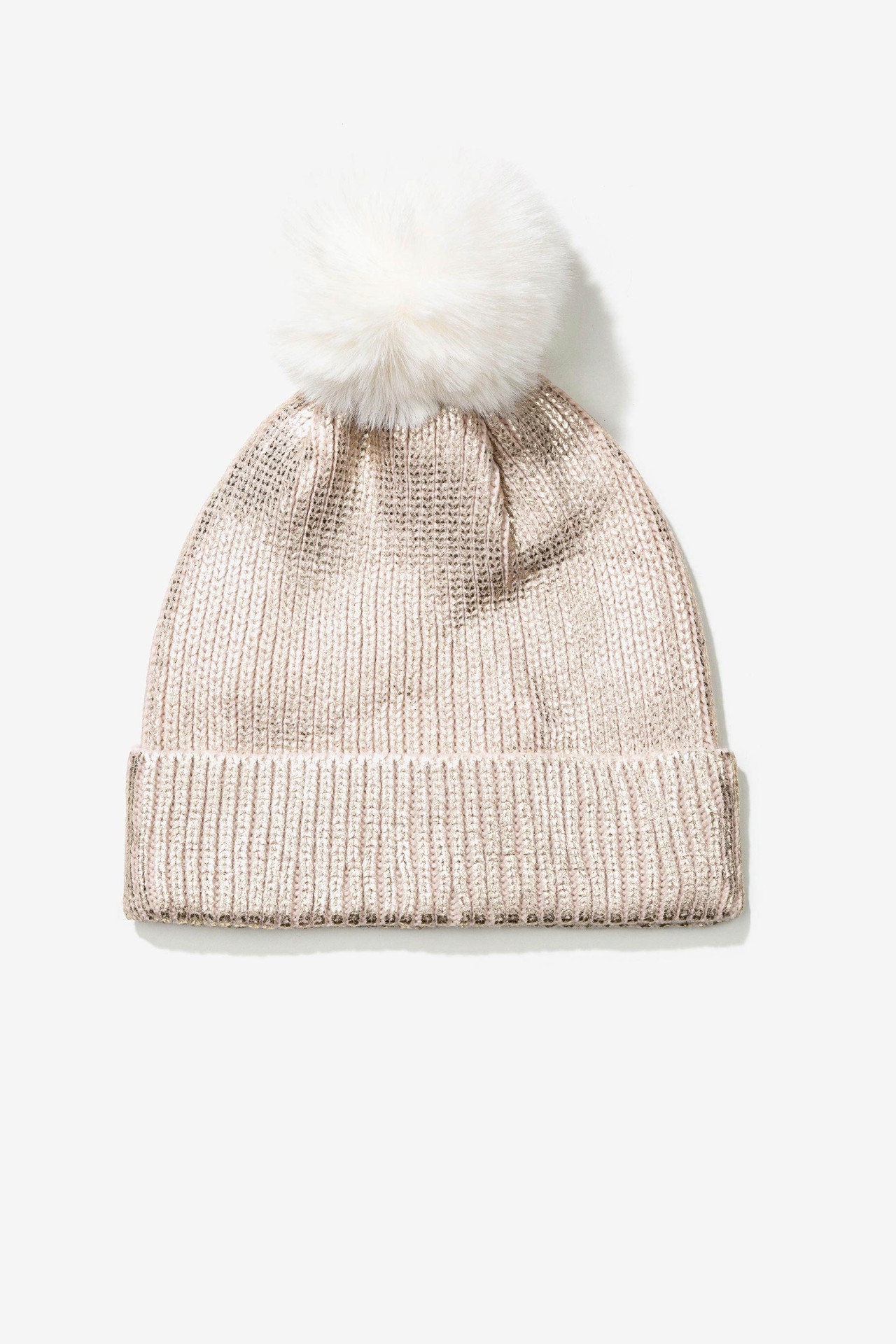 Gorro Metalizado com Pompom