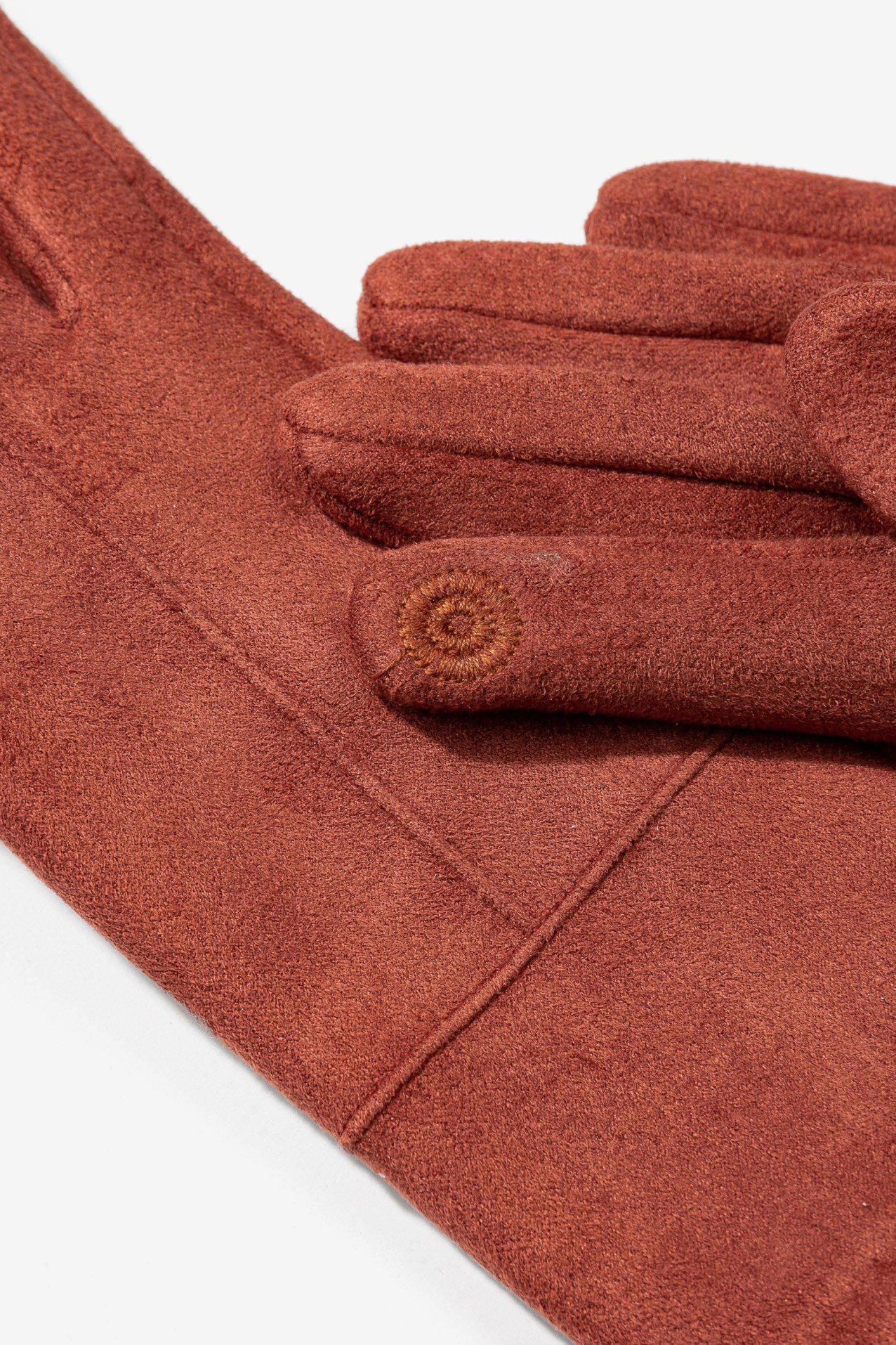 Luvas Efeito Suede Touch Screen