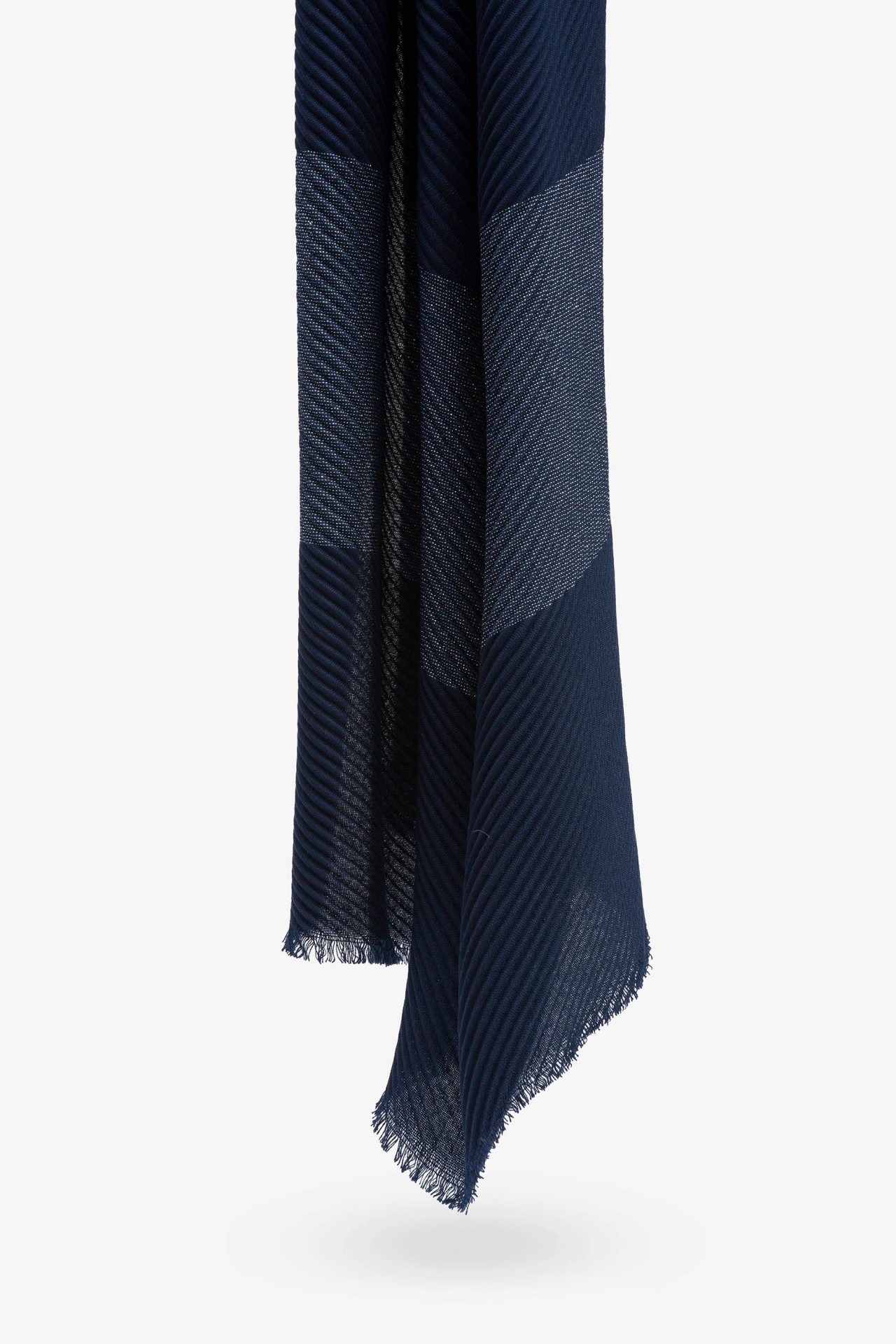 Soft-Touch Scarf with Shiny Detail