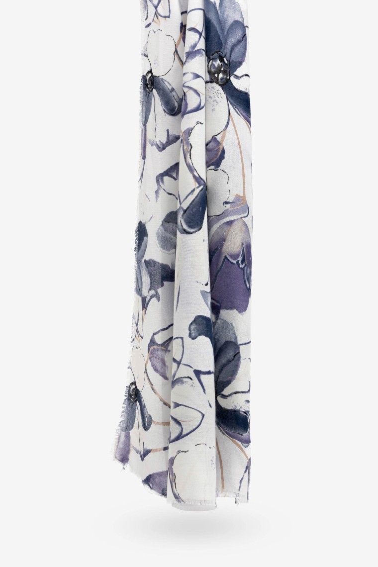 Floral Print Scarf