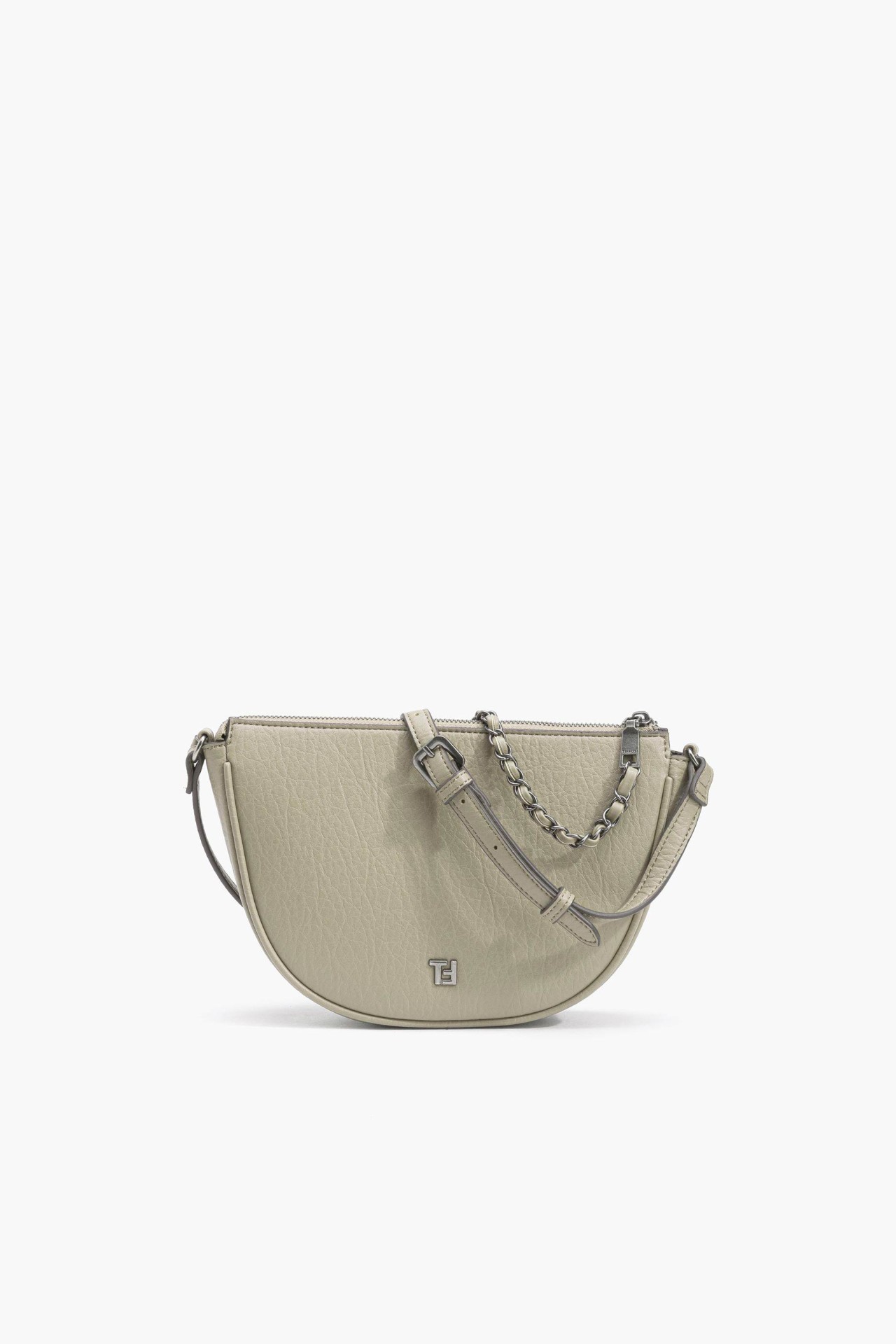 Leather Effect Crossbody Bag with Texture