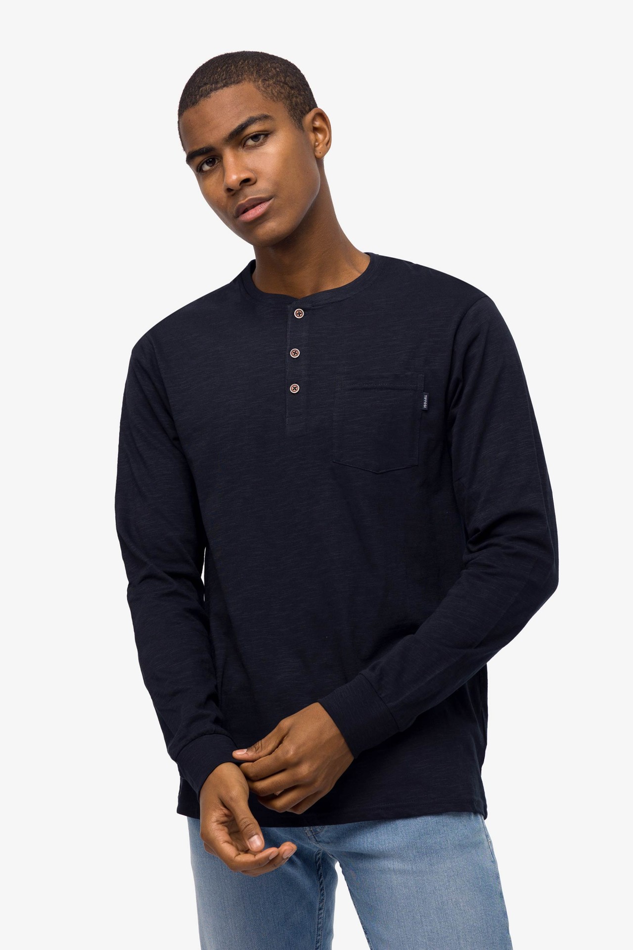 Dark Navy Long Sleeve T-Shirt