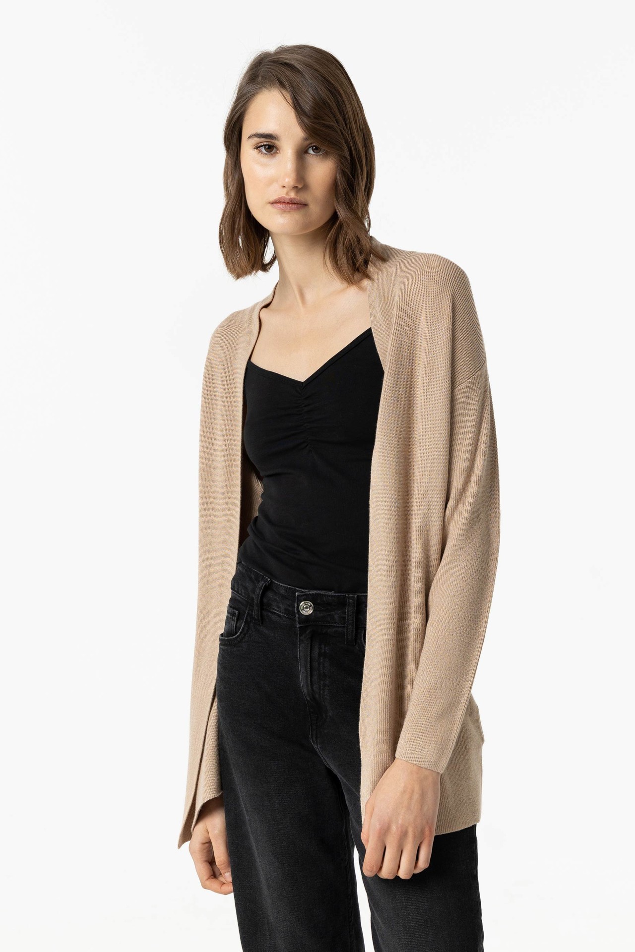 Dark-Beige Cardigan