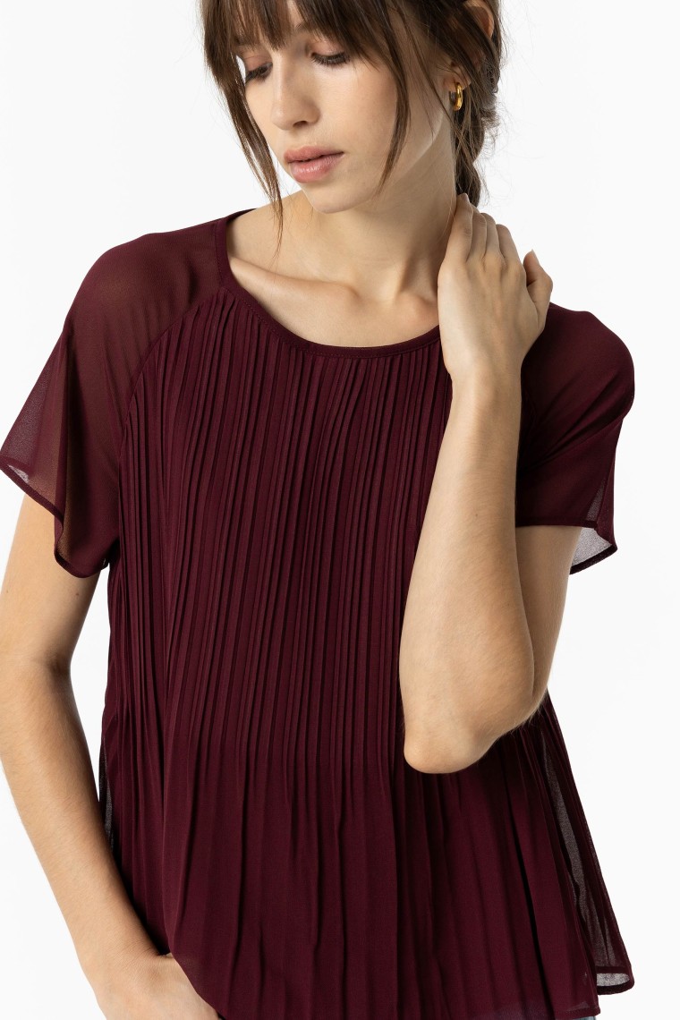 Pleated Blouse