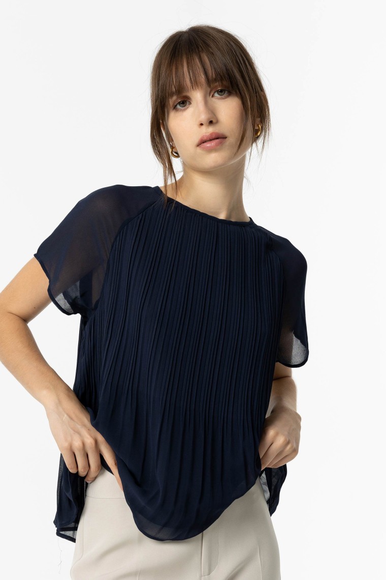 Pleated Blouse