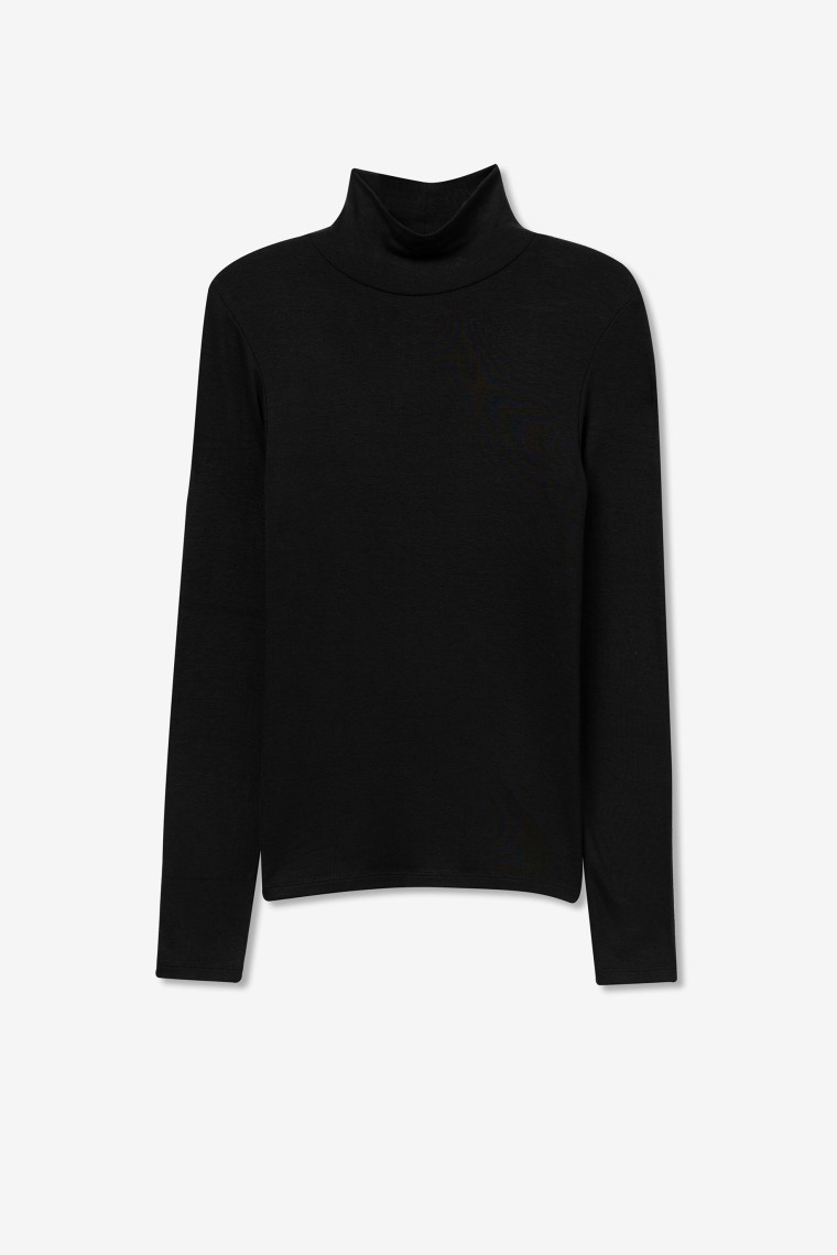 Turtleneck T-shirt