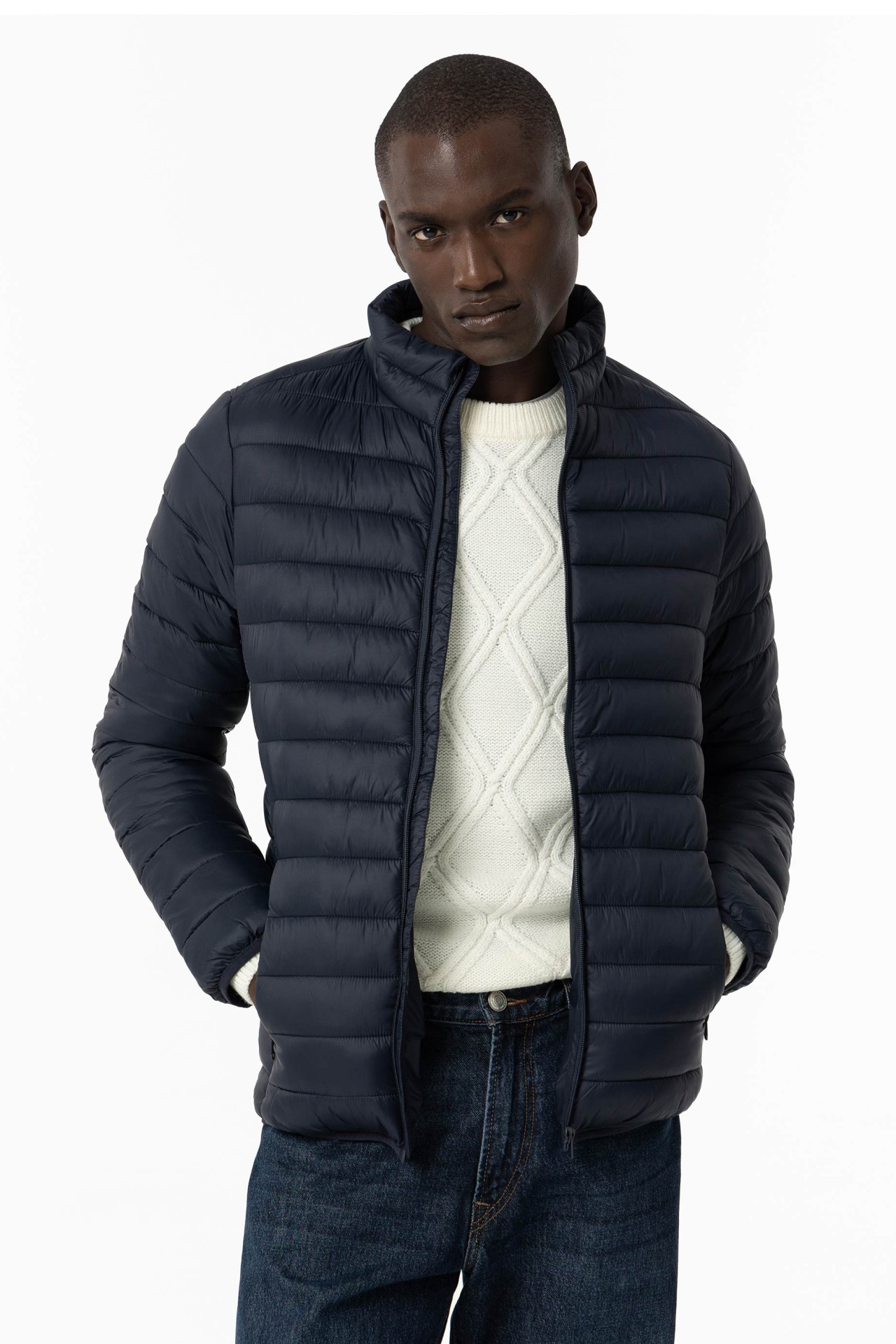 Light puffer jacket best sale