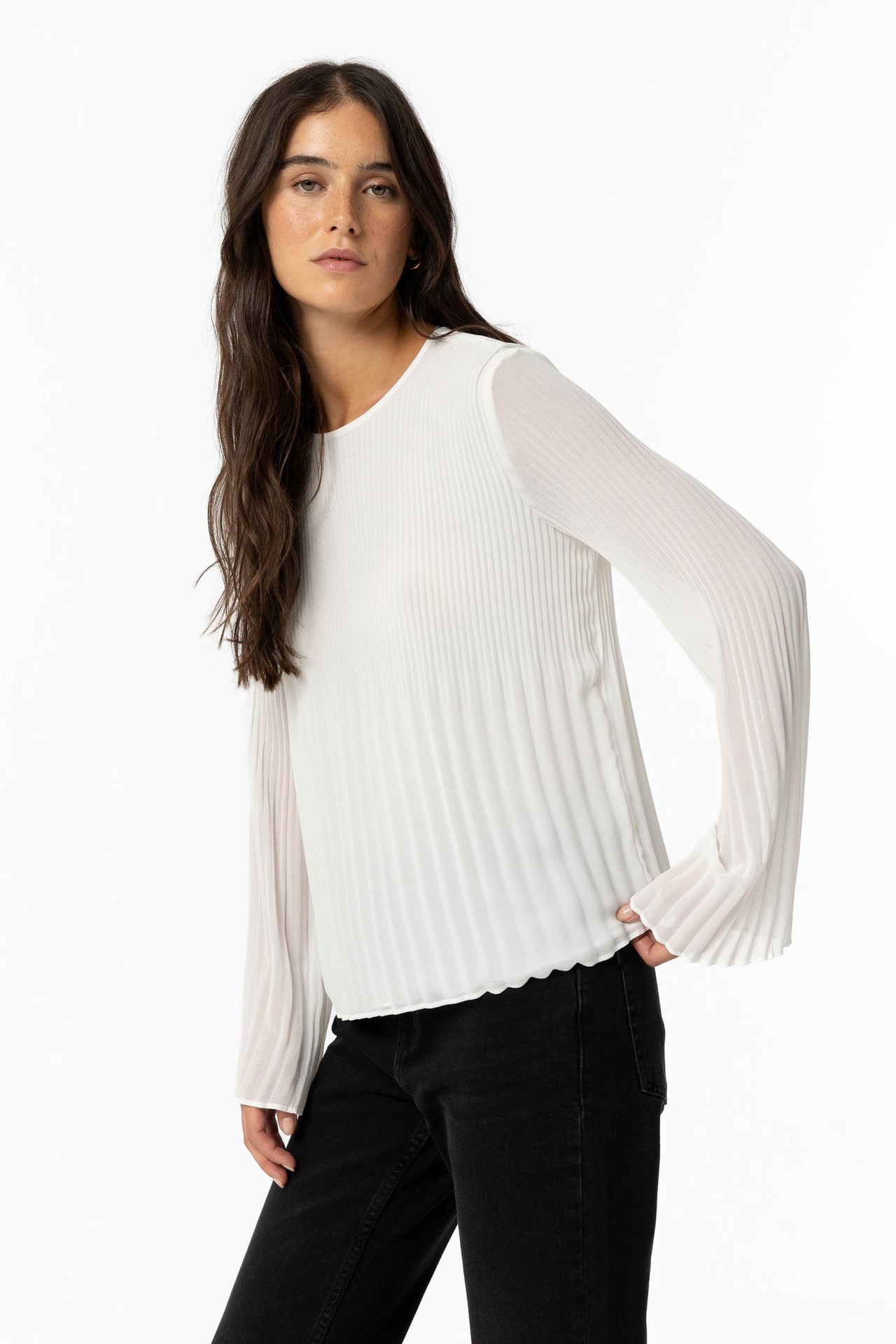 Blusa Plissada