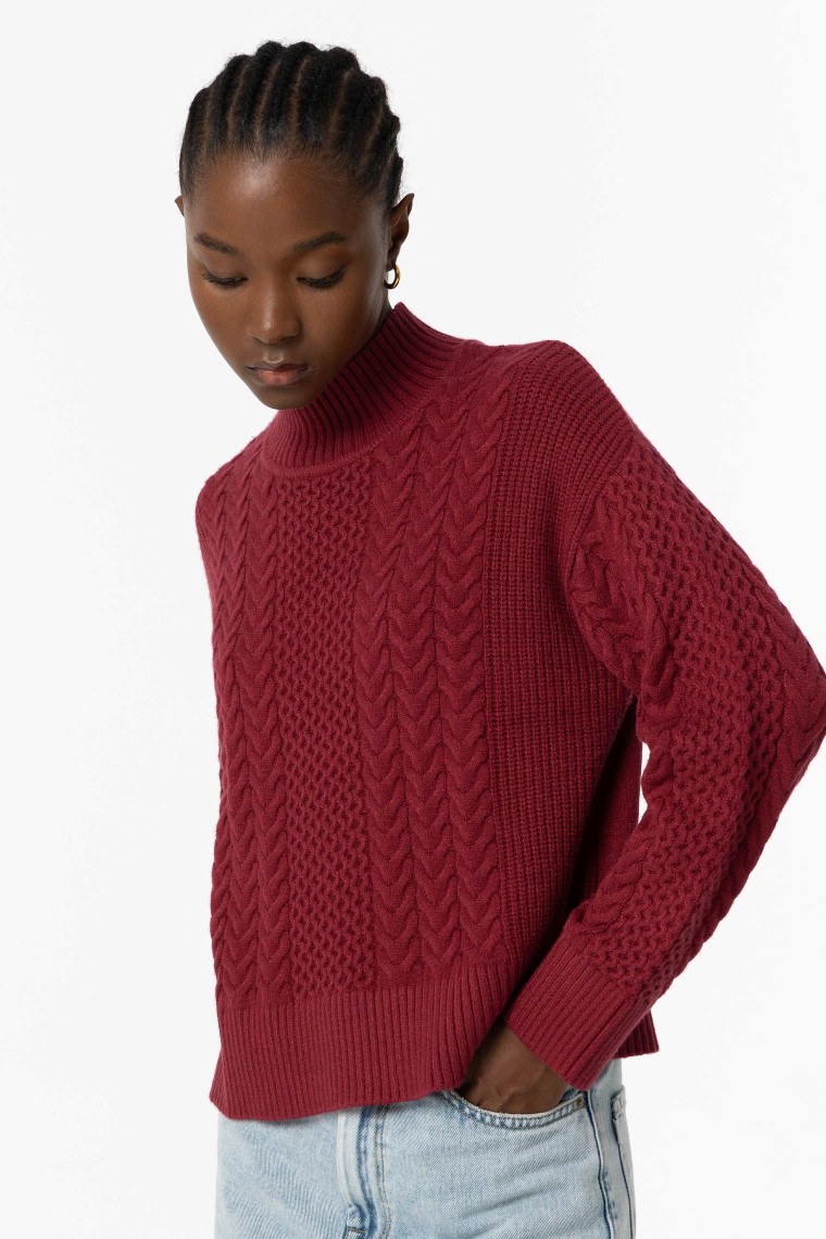 Cable-knit Sweater