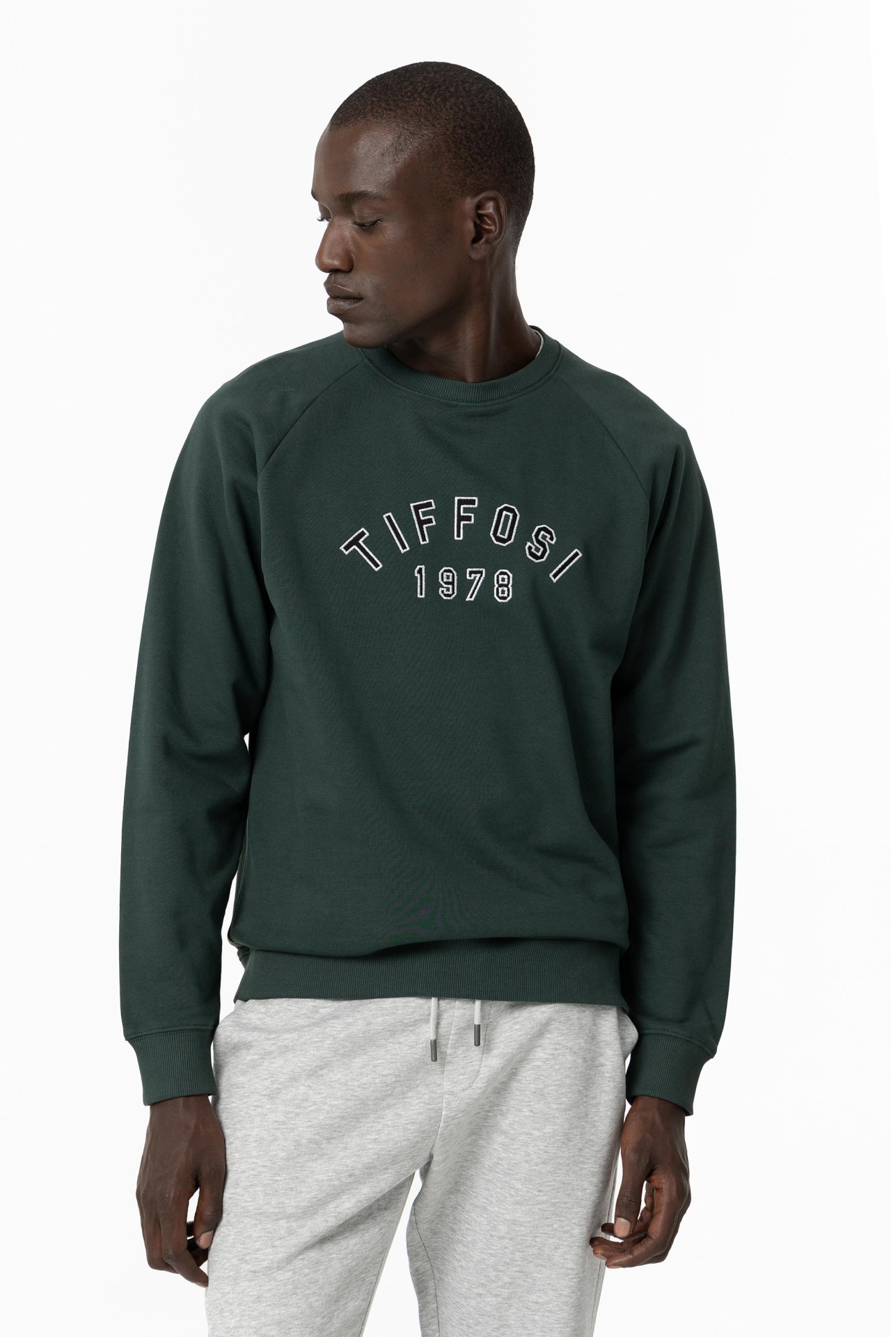 Sweatshirt with Front Embroidery