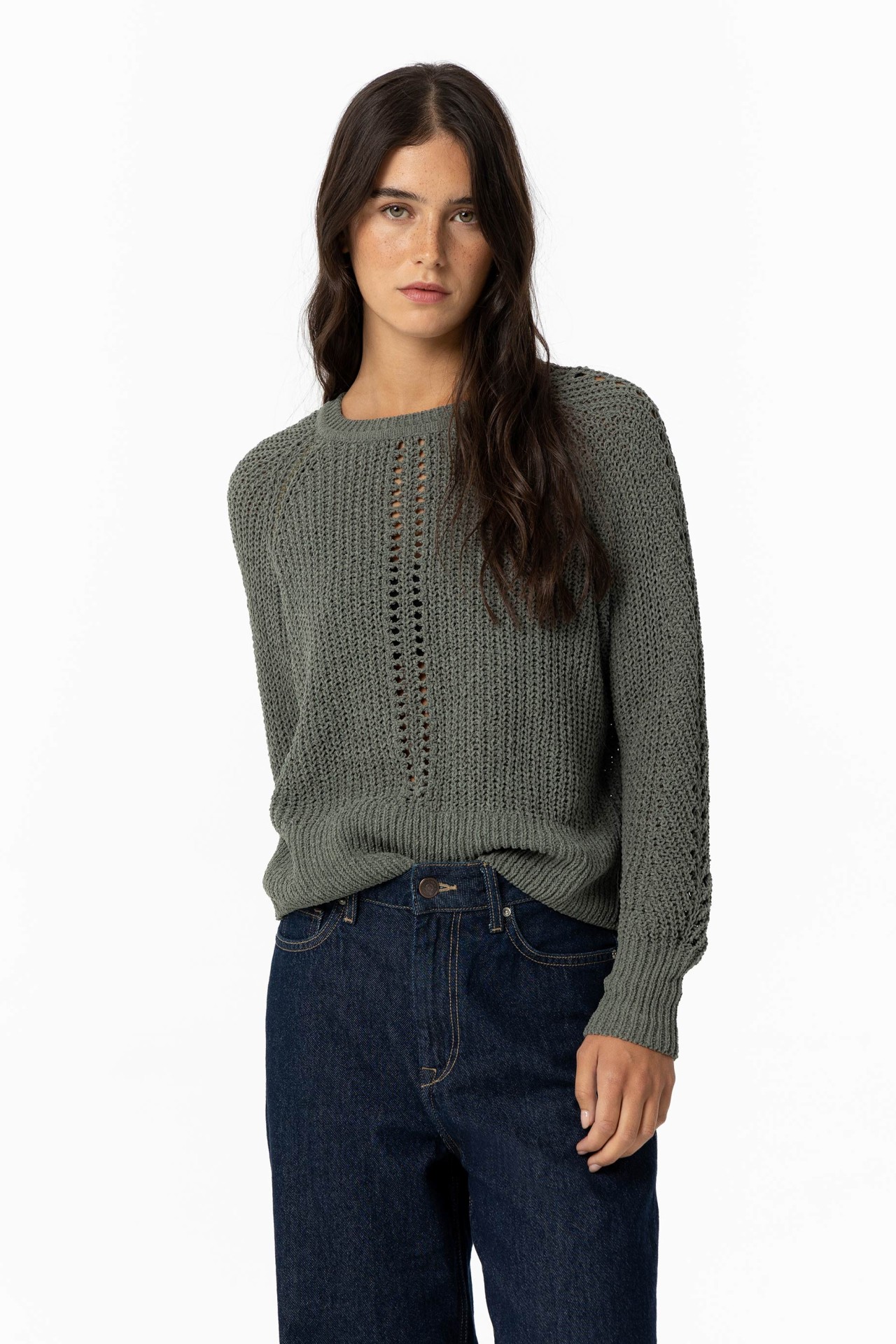 Cutwork Knit Sweater