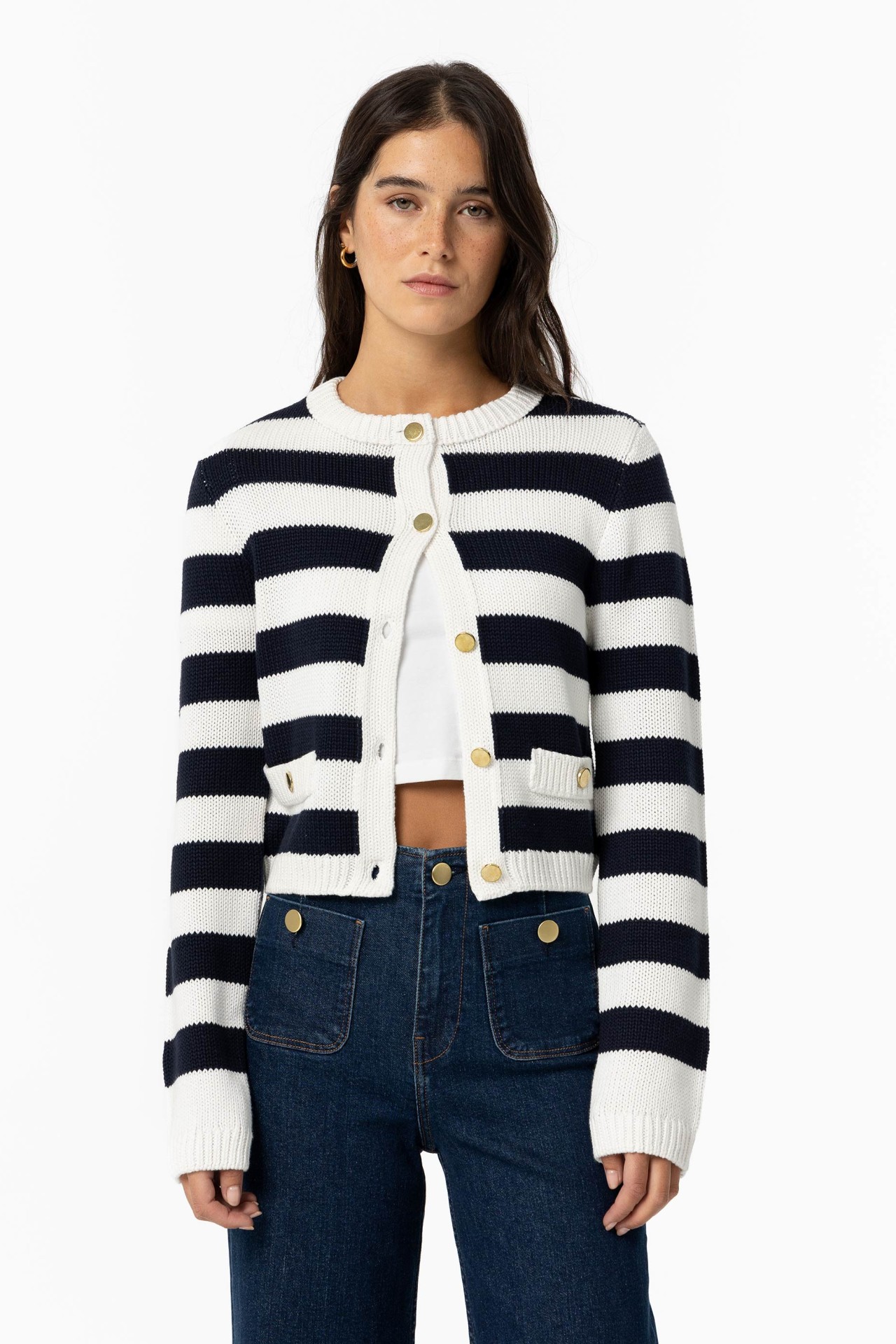 Striped Cardigan