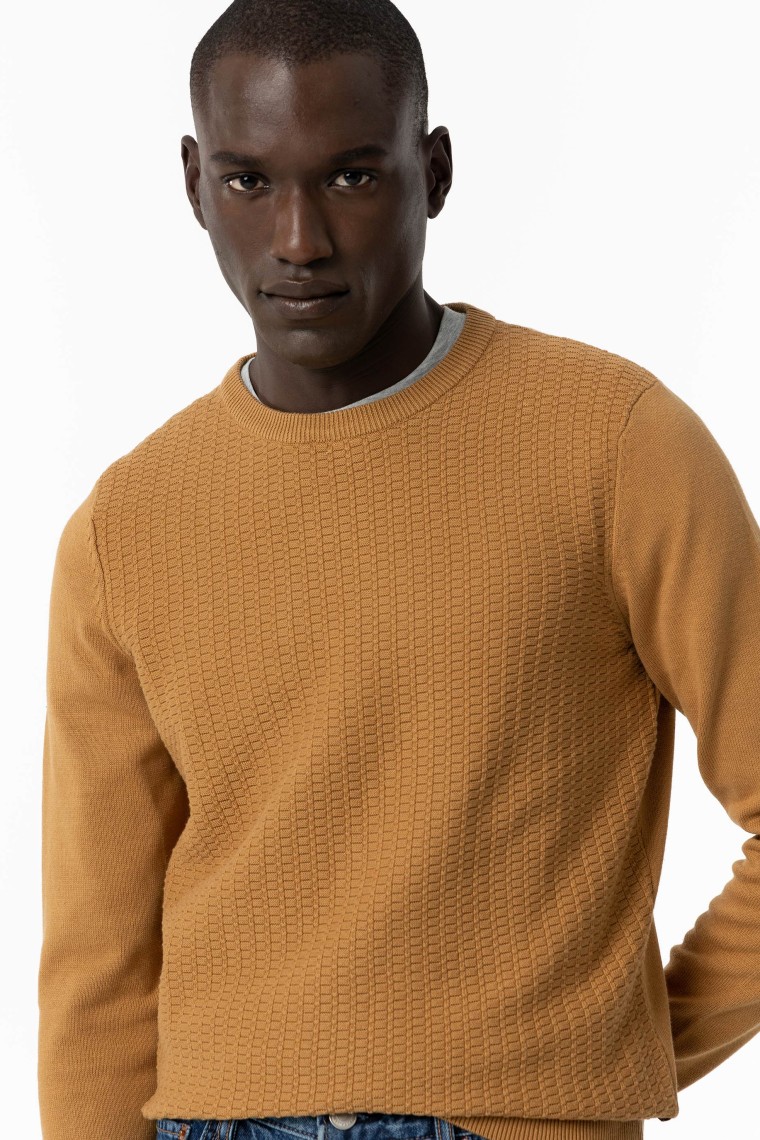 Knitted Sweater with Jacquard