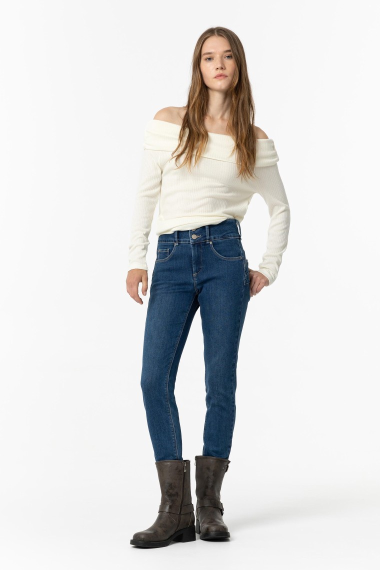 Thermal Double-up Skinny Jeans