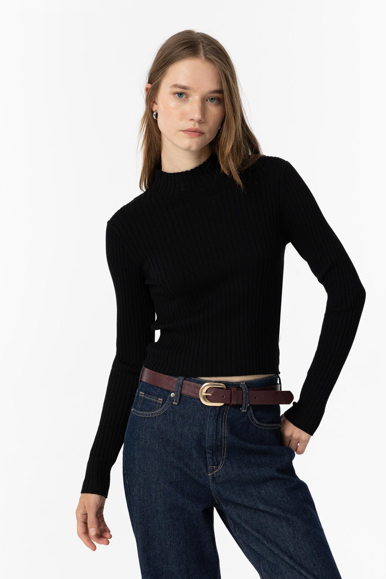 Ribbed Knit Sweater