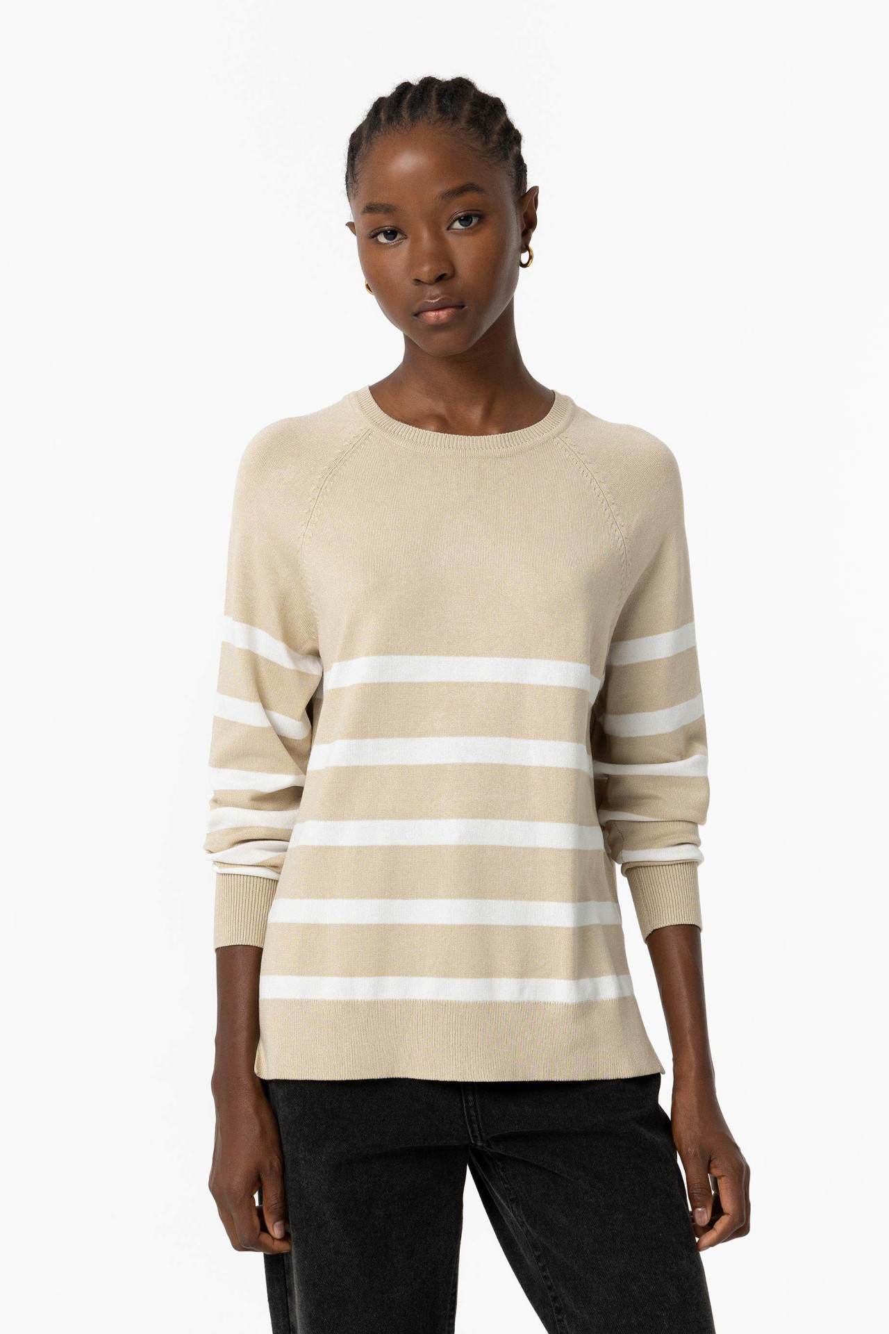 Striped Knit Sweater