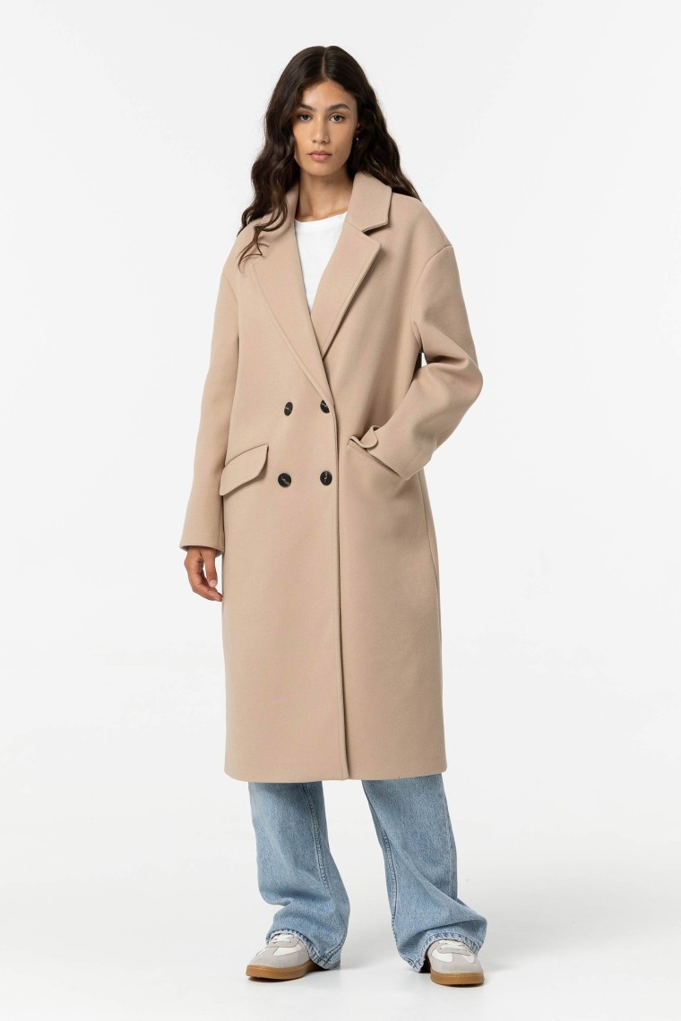 Long Coat with Buttons