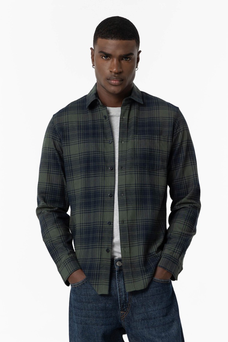 Regular Fit Flannel Check Shirt