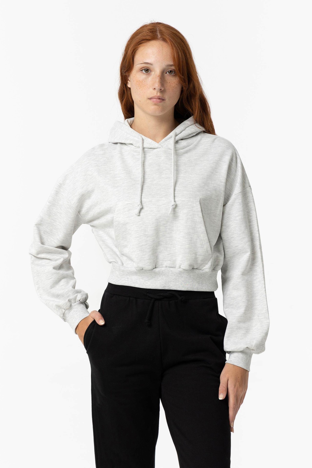 Cropped Basic Hoodie