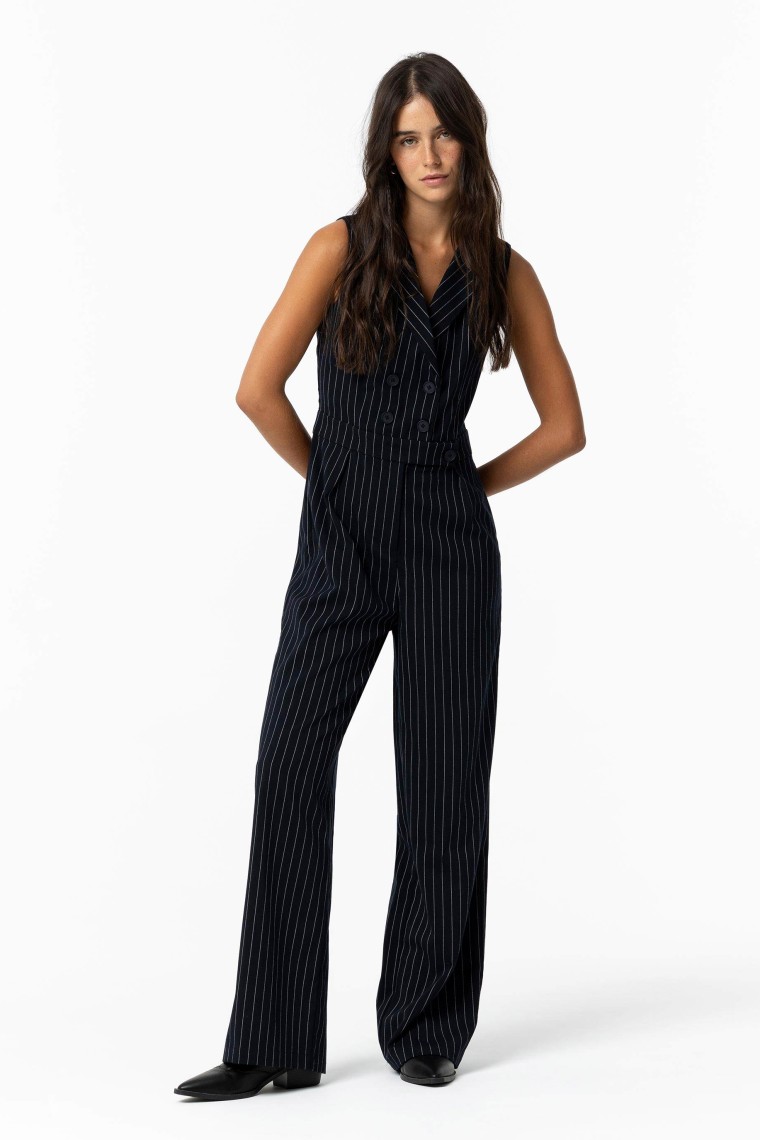 Dark Navy Dress Jumpsuit