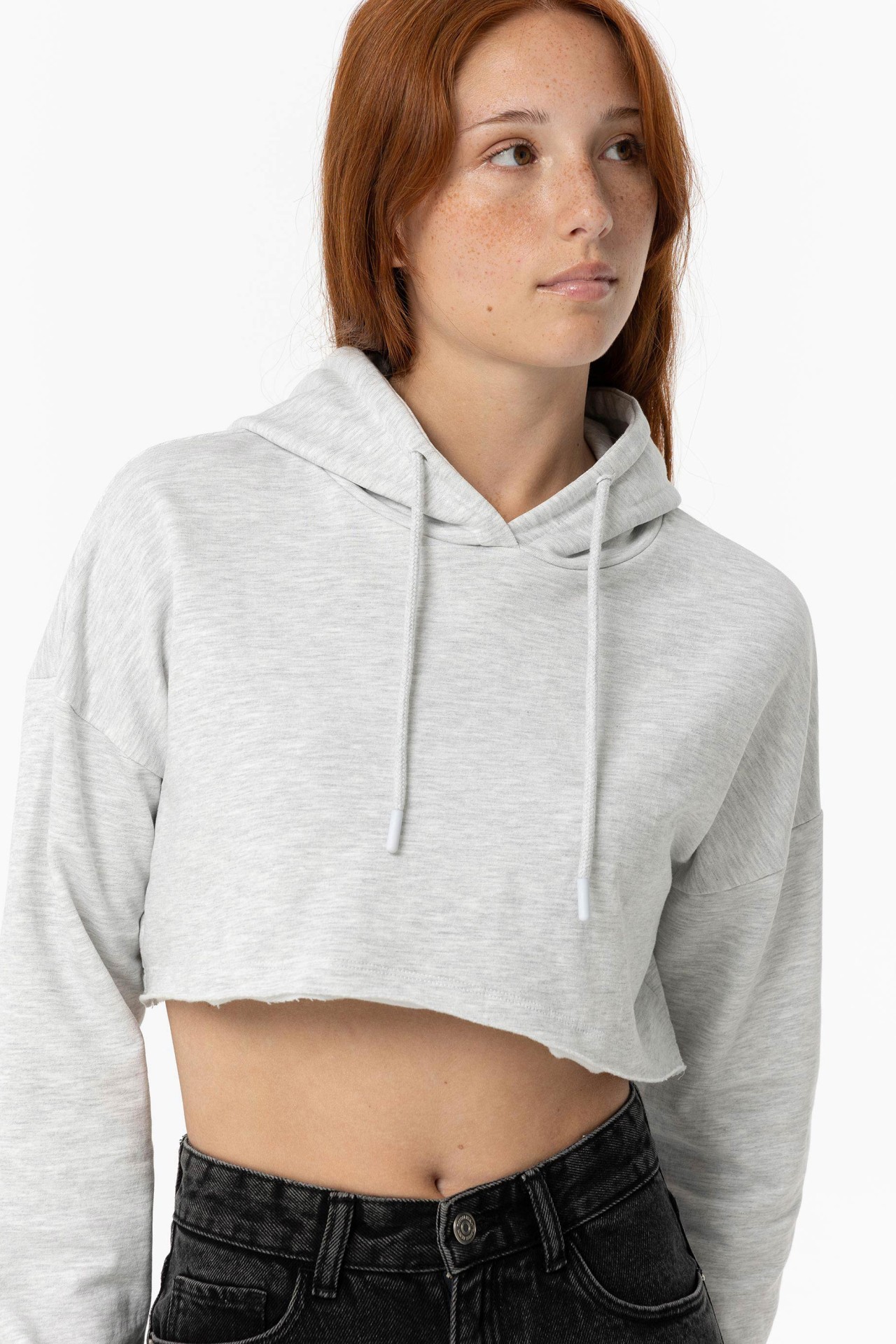 Sudadera Capucha Cropped Bsica