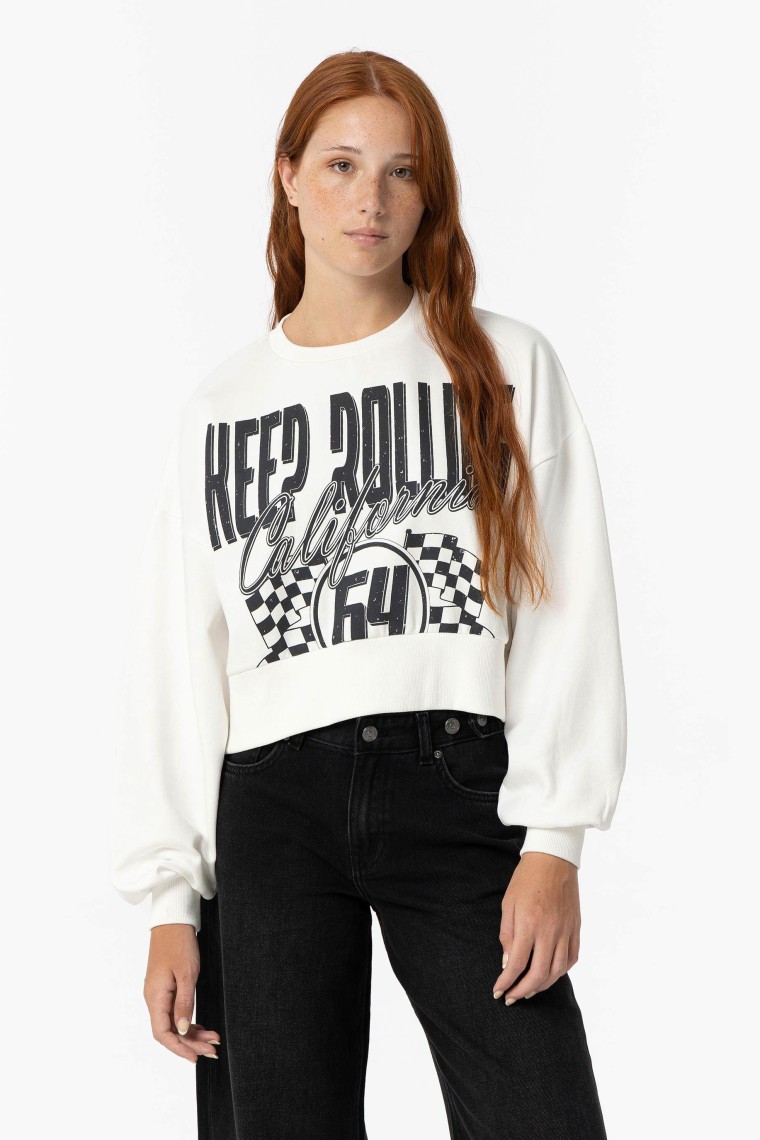 Sweatshirt with Front Print