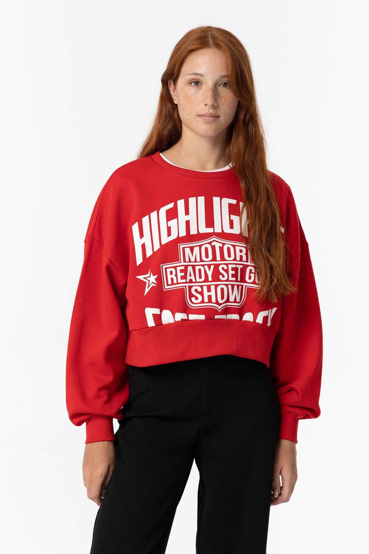 Sweatshirt with Front Print