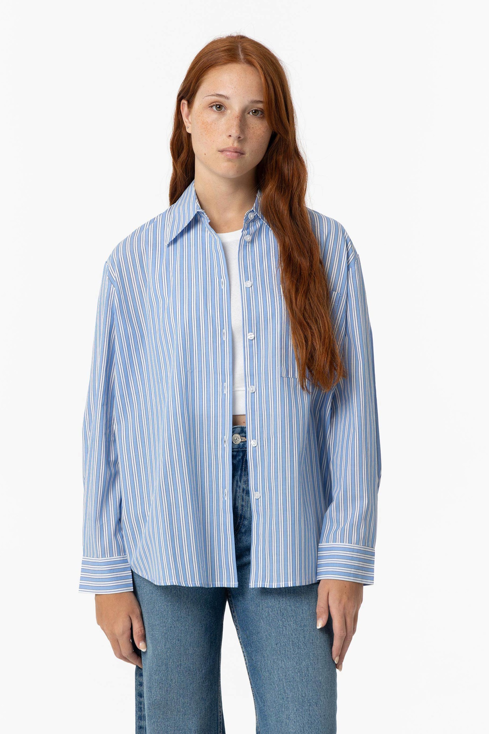 Blue Long Sleeve Shirt