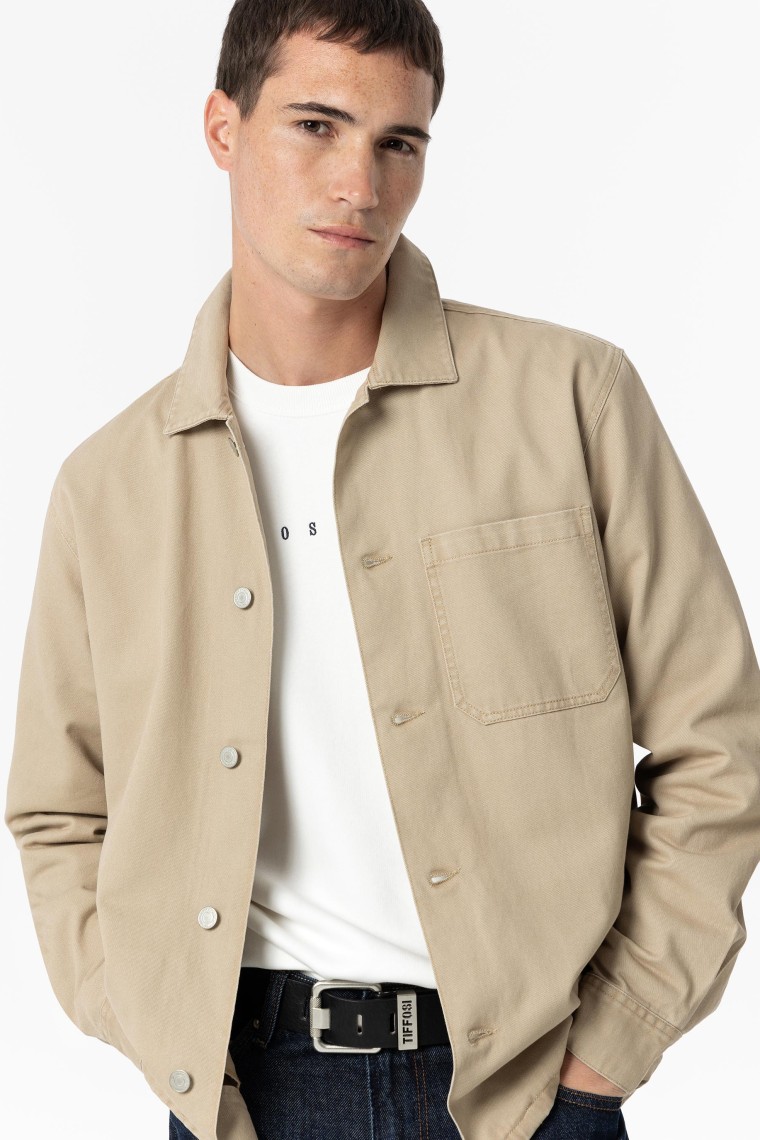 Beige Long Sleeve Shirt