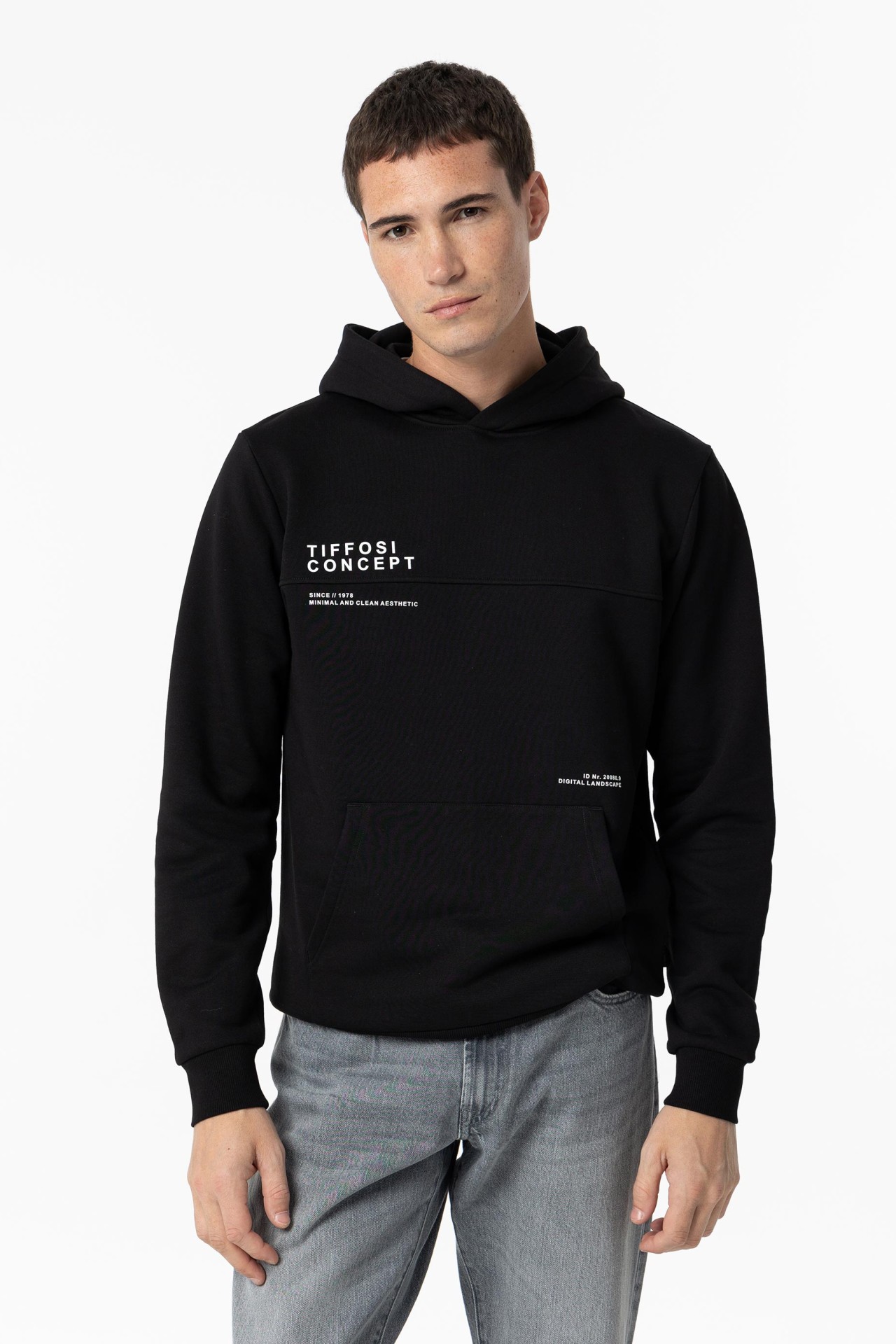 Sudadera Con Capucha Negro