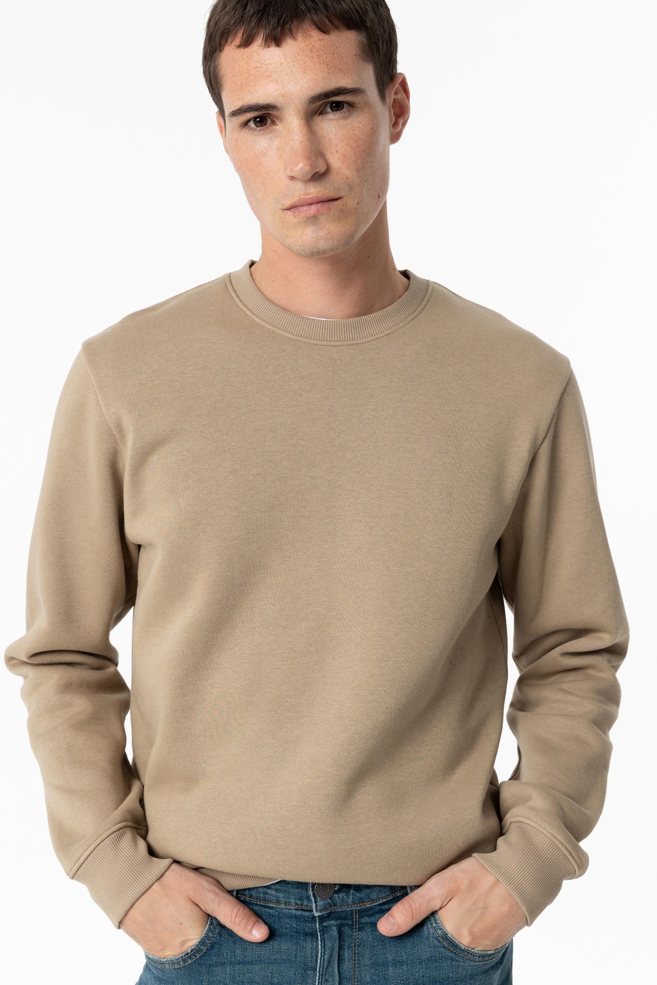 Beige Sweatshirt