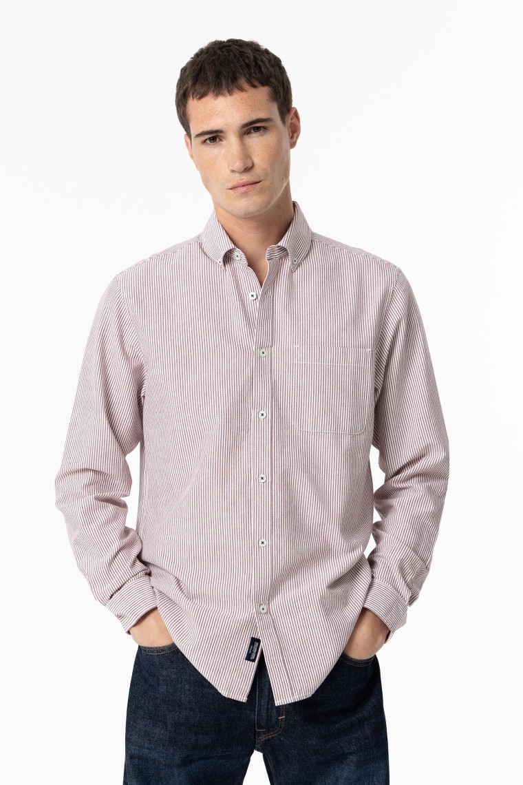 Regular Fit Oxford Striped Shirt