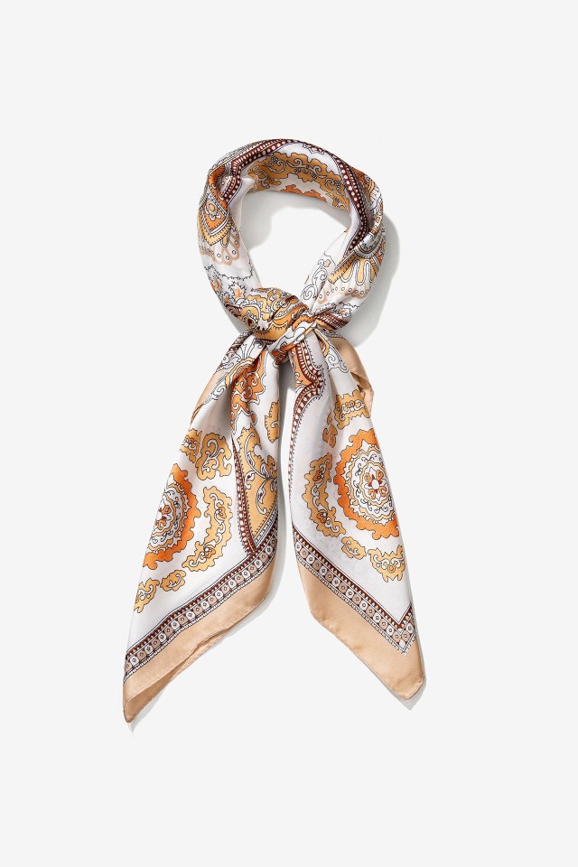 Printed Satin Bandana