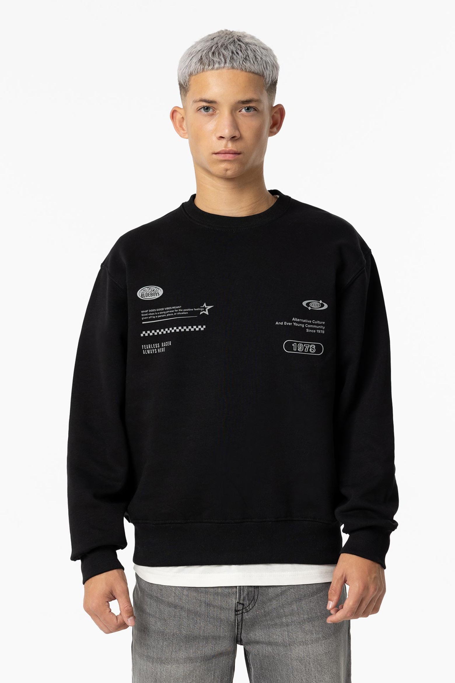 Sudadera Relaxed Fit Estampada