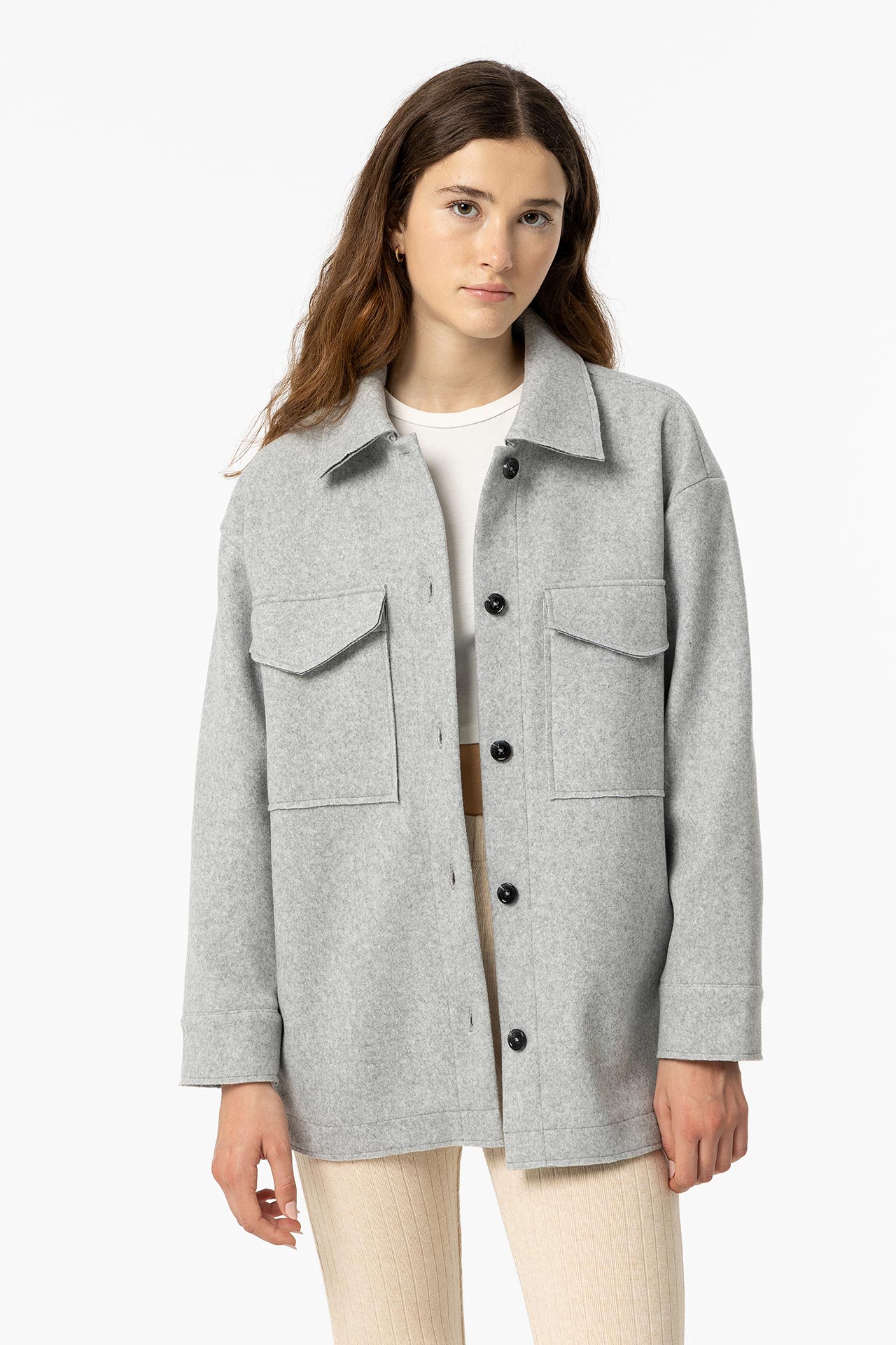 Grey Melange Jacket