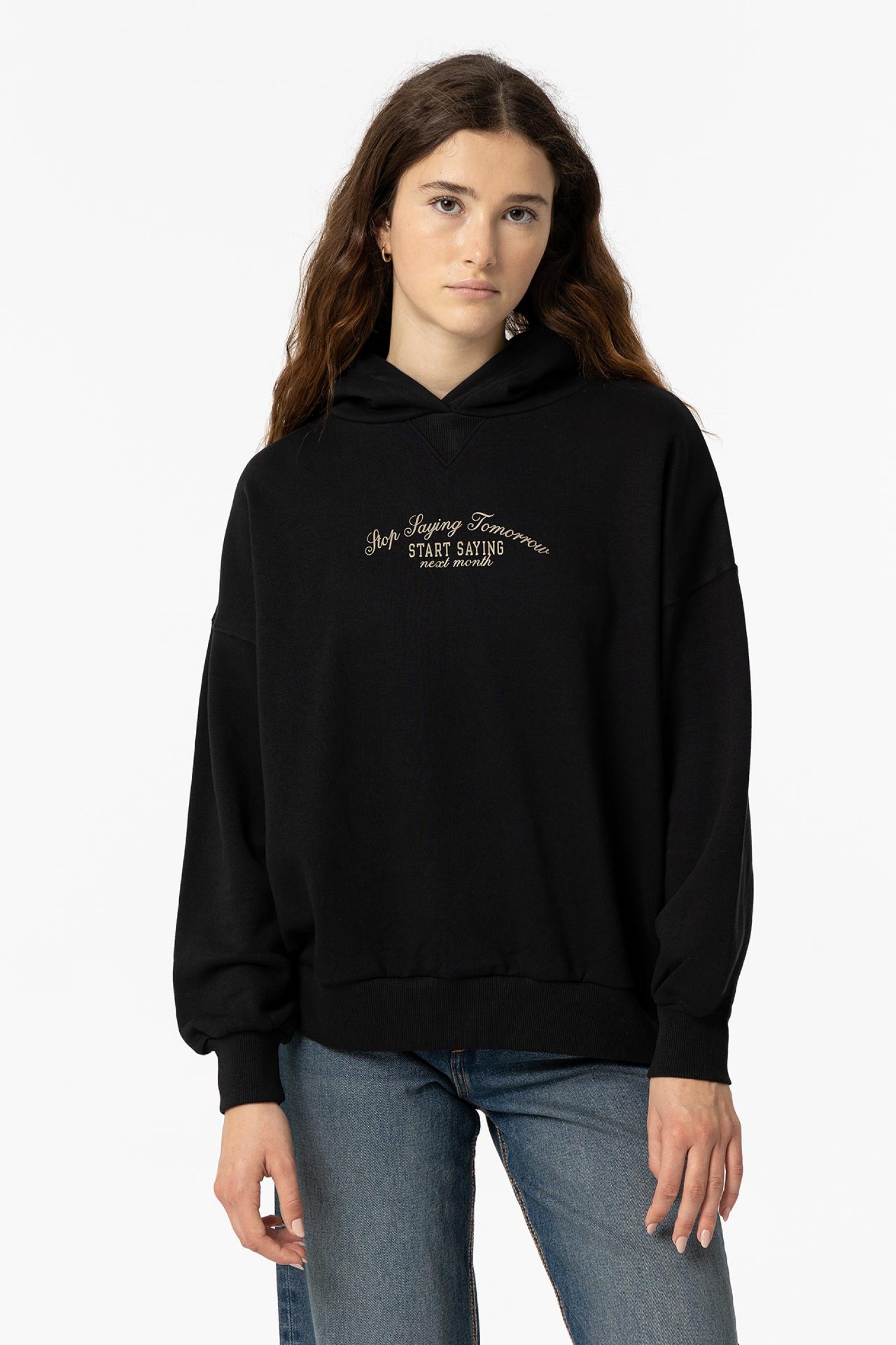 Hoodie Oversized com Relevo