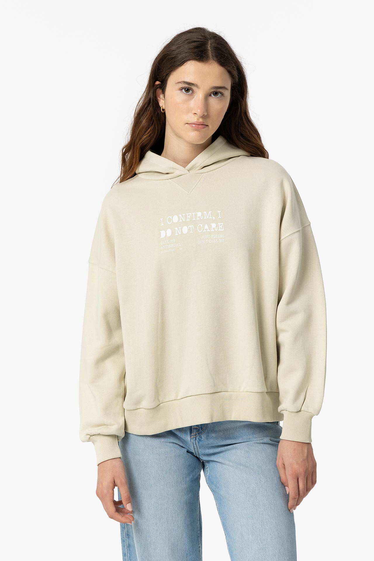 Hoodie Oversize en Relieve